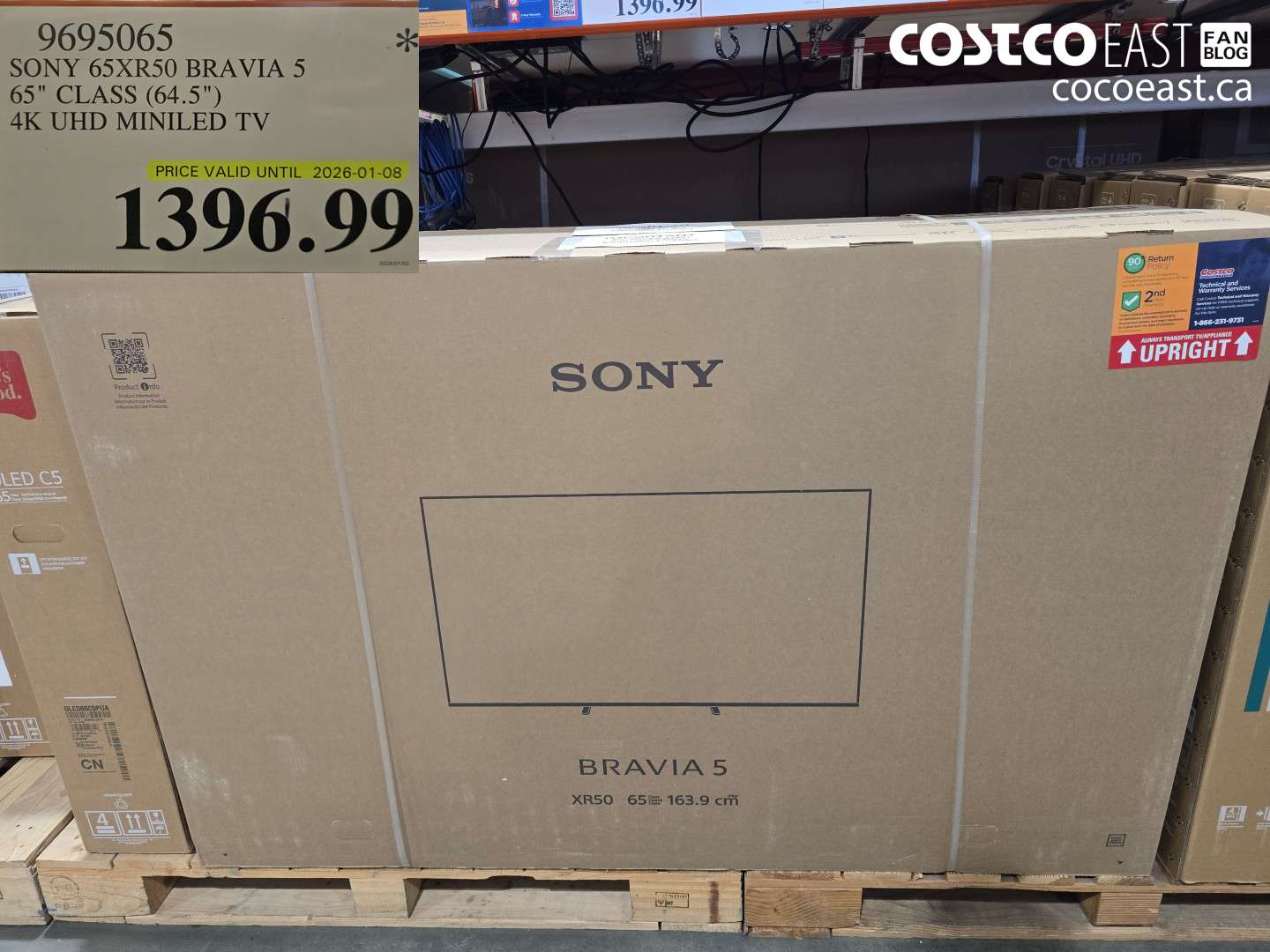 9695065 SONY 65XR50 BRAVIA 5 65