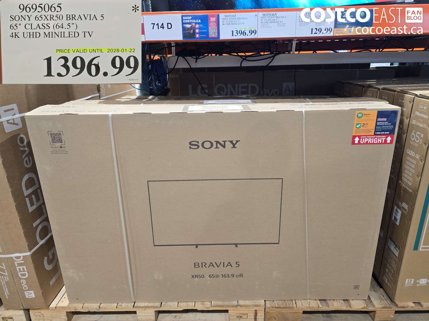 9695065 SONY 65XR50 BRAVIA 5 65