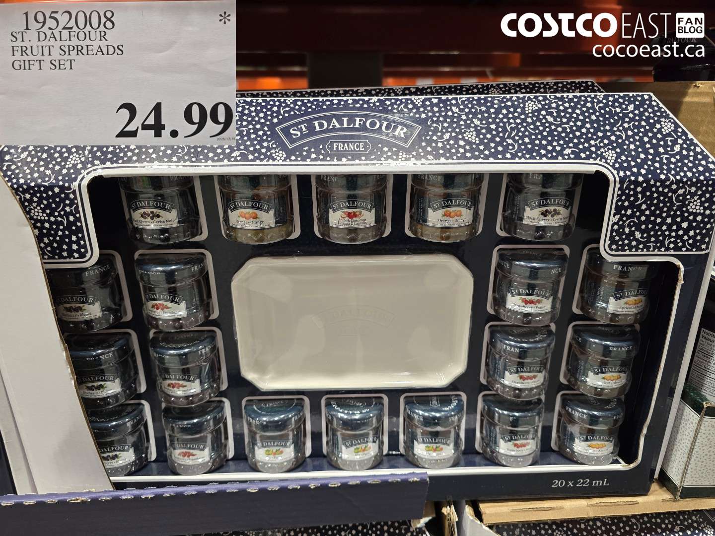 1952008 ST. DALFOUR FRUIT SPREADS GIFT SET $24.99