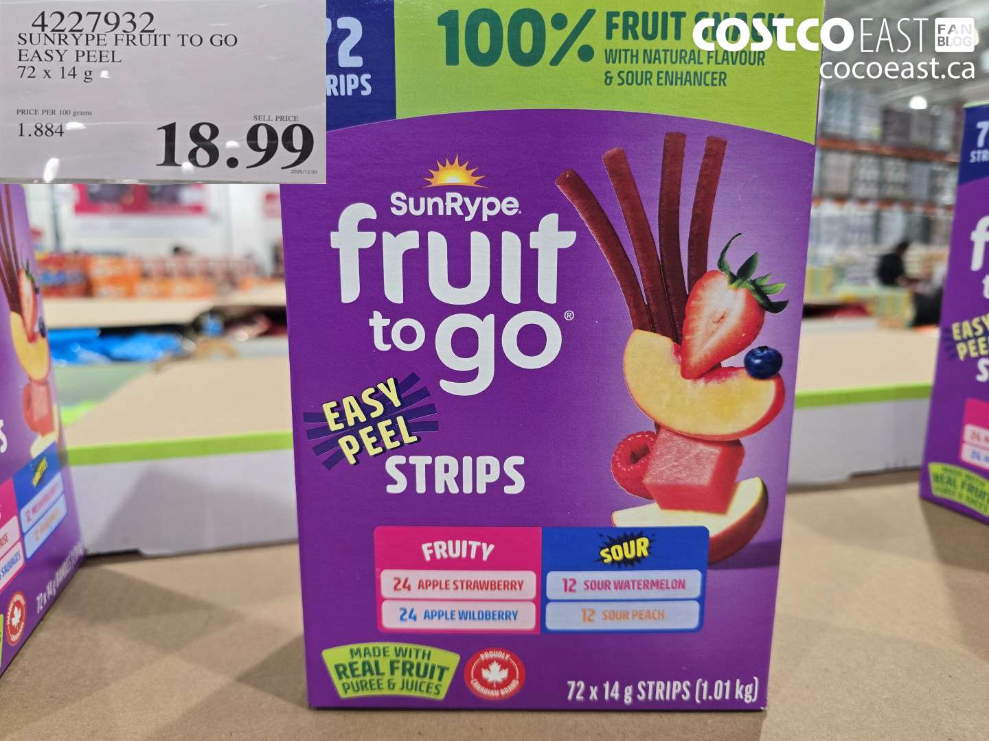 4227932 SUNRYPE FRUIT TO GO EASY PEEL 72 X 14 G $18.99