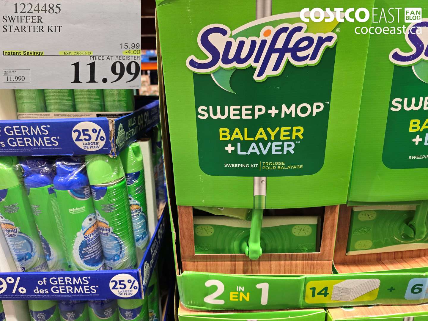 1224485 SWIFFER STARTER KIT ($4.00 INSTANT SAVINGS EXPIRES ON 2026-01-13) $11.99