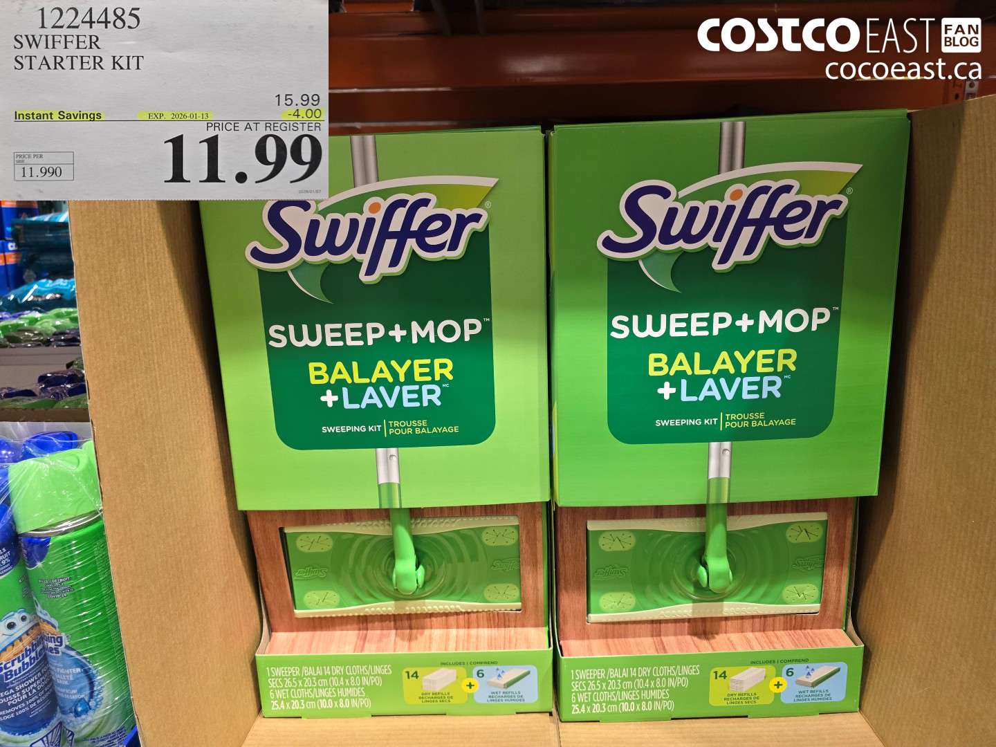 1224485 SWIFFER STARTER KIT ($4.00 INSTANT SAVINGS EXPIRES ON 2026-01-13) $11.99