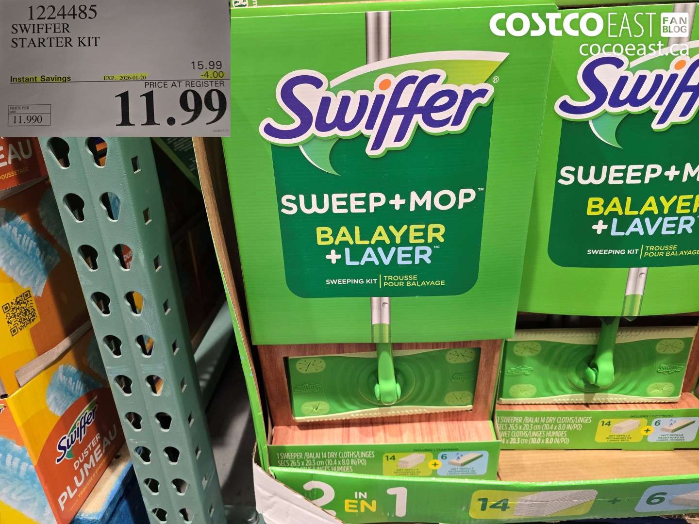 1224485 SWIFFER STARTER KIT ($4.00 INSTANT SAVINGS EXPIRES ON 2026-01-20) $11.99