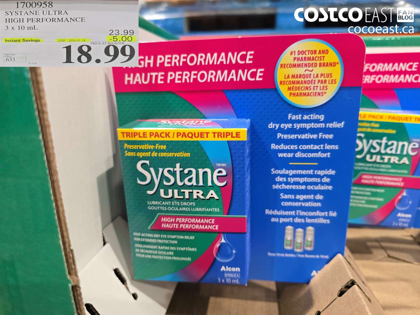 1700958 SYSTANE ULTRA PRESERVATIVE FREE 3 X 10 ML ($5.00 INSTANT SAVINGS EXPIRES ON 2026-01-18) $18.99