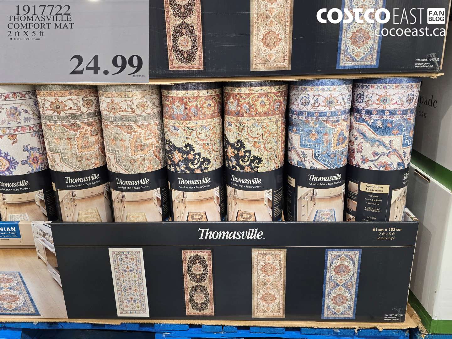 1917722 THOMASVILLE COMFORT MAT 2 FT X 5 FT $24.99