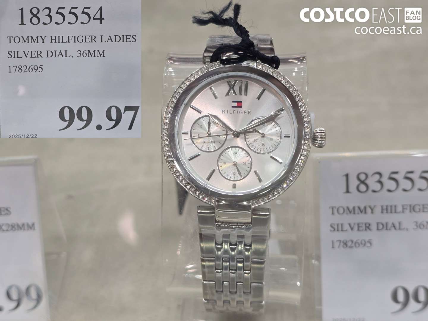 1835554 TOMMY HILFIGER LADIES SILVER DIAL, 36MM 1782695 $99.97