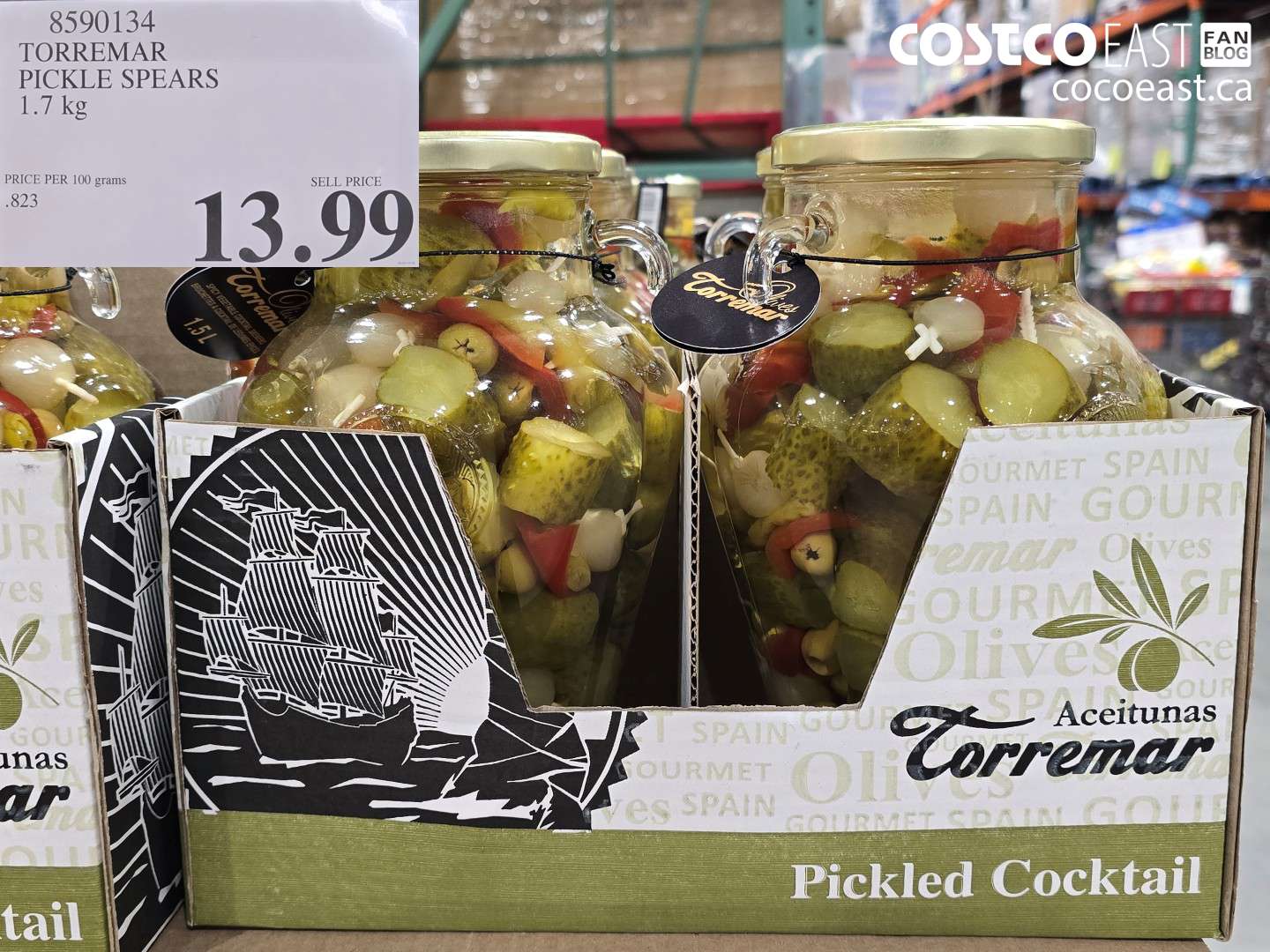 8590134 TORREMAR PICKLE SPEARS 1.7 kg $13.99