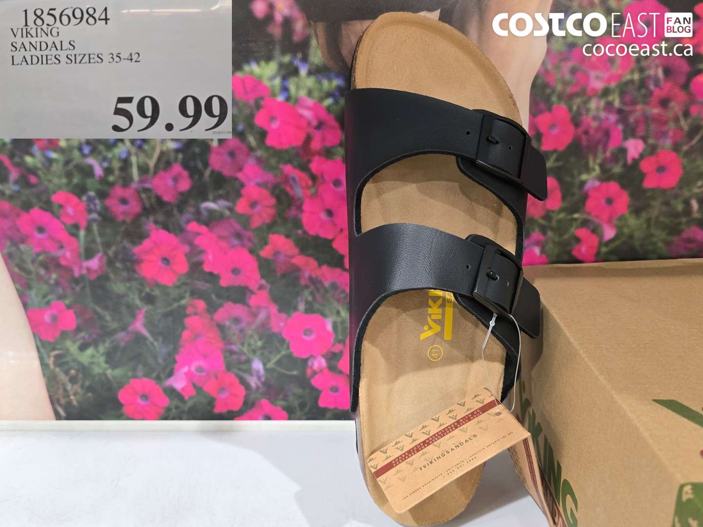 1856984 VIKING SANDALS LADIES SIZES 35-42 $59.99