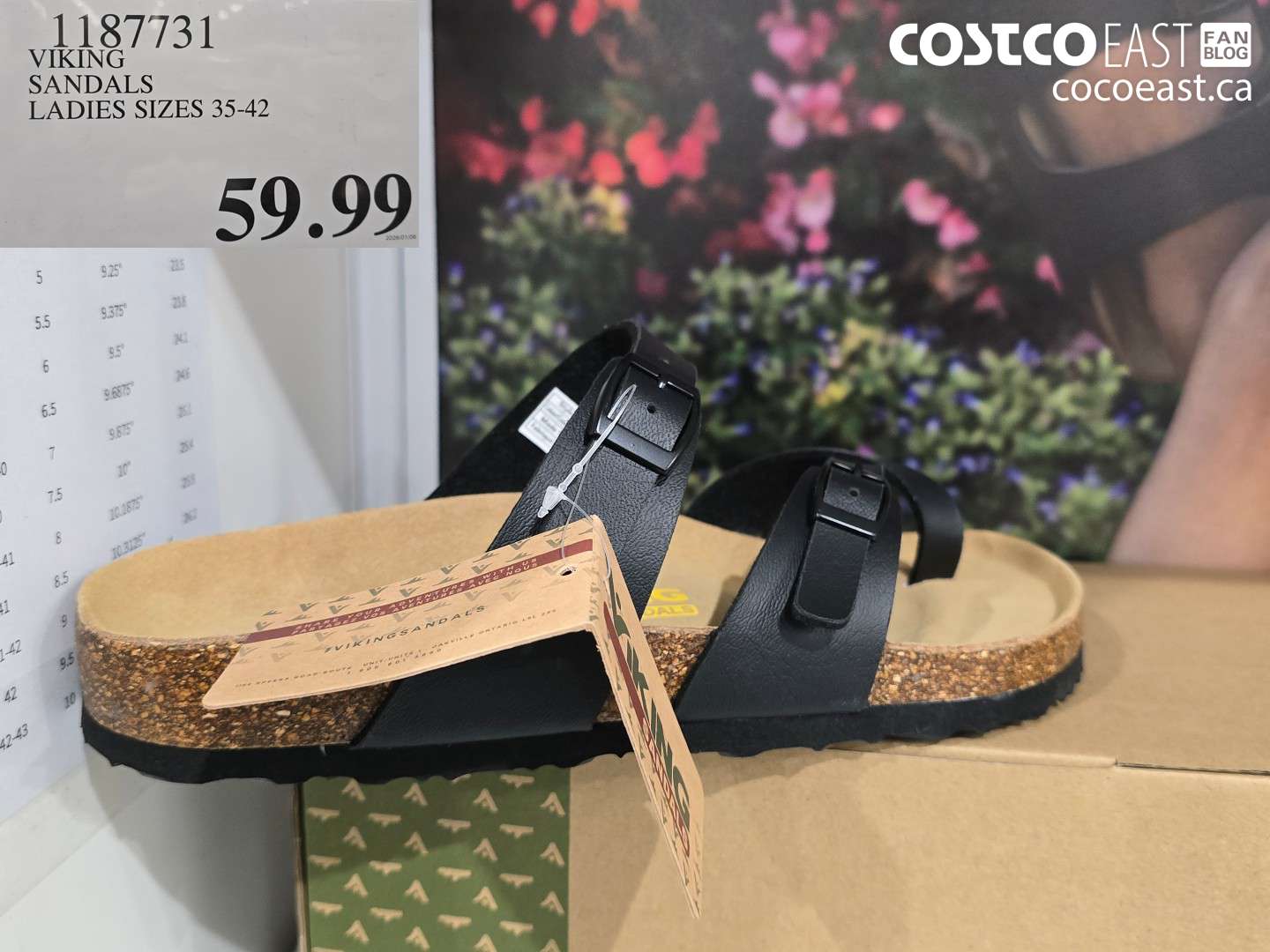 1187731 VIKING SANDALS LADIES SIZES 35-42 $59.99