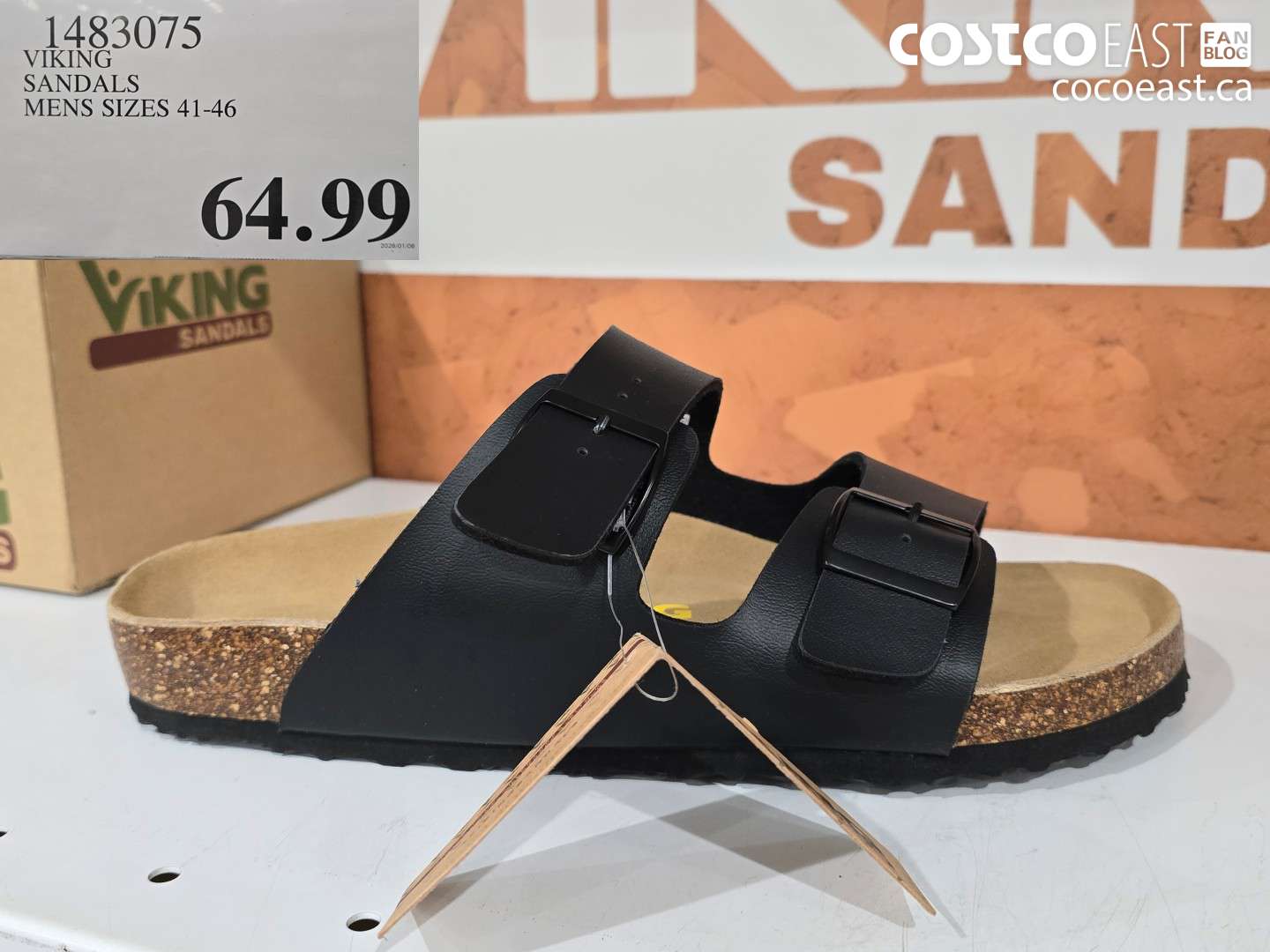 1483075 VIKING SANDALS MENS SIZES 41-46 $64.99