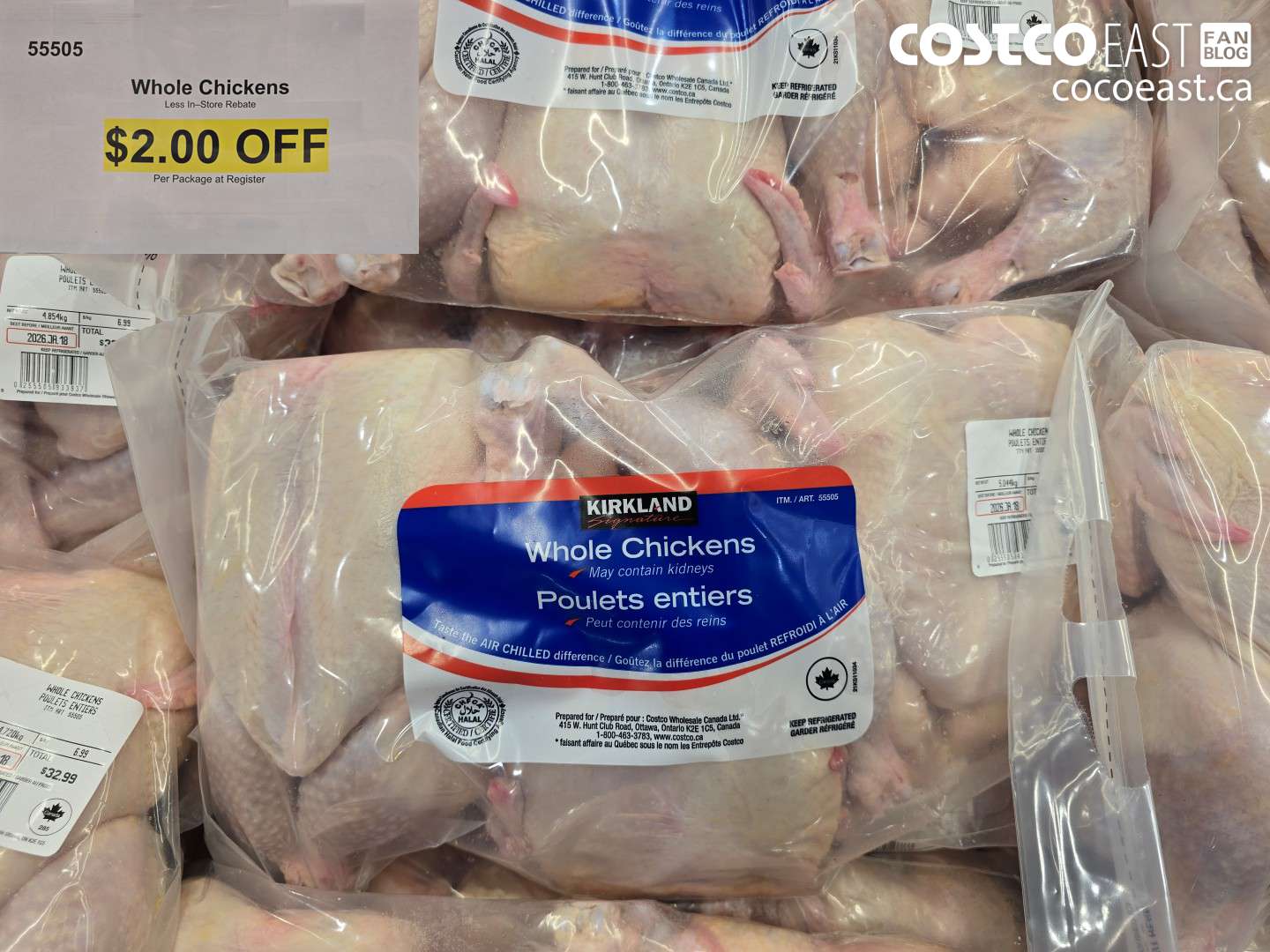 55505 Whole Chickens ($2.00 INSTANT SAVINGS)