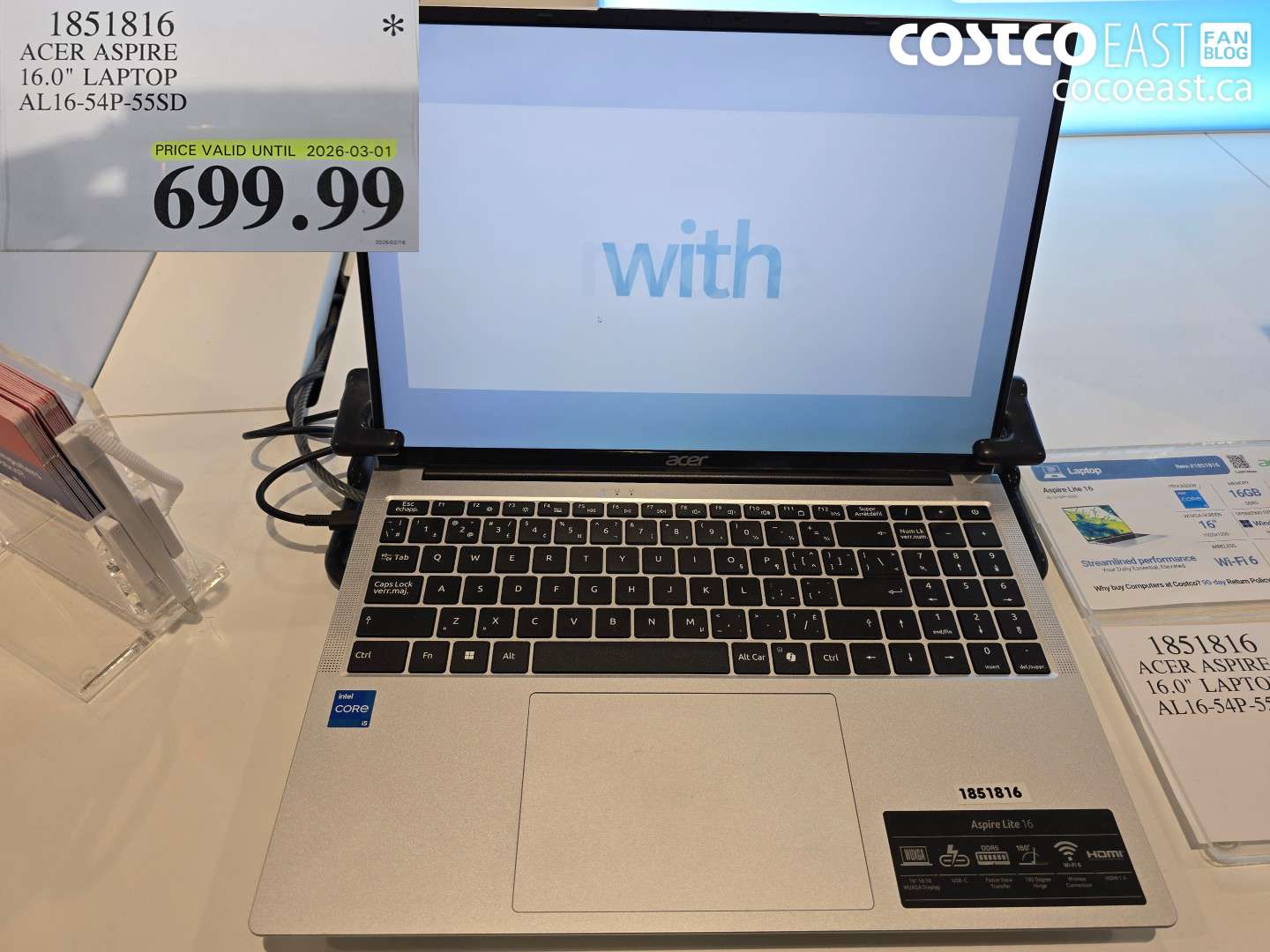 1851816 ACER ASPIRE 16.0