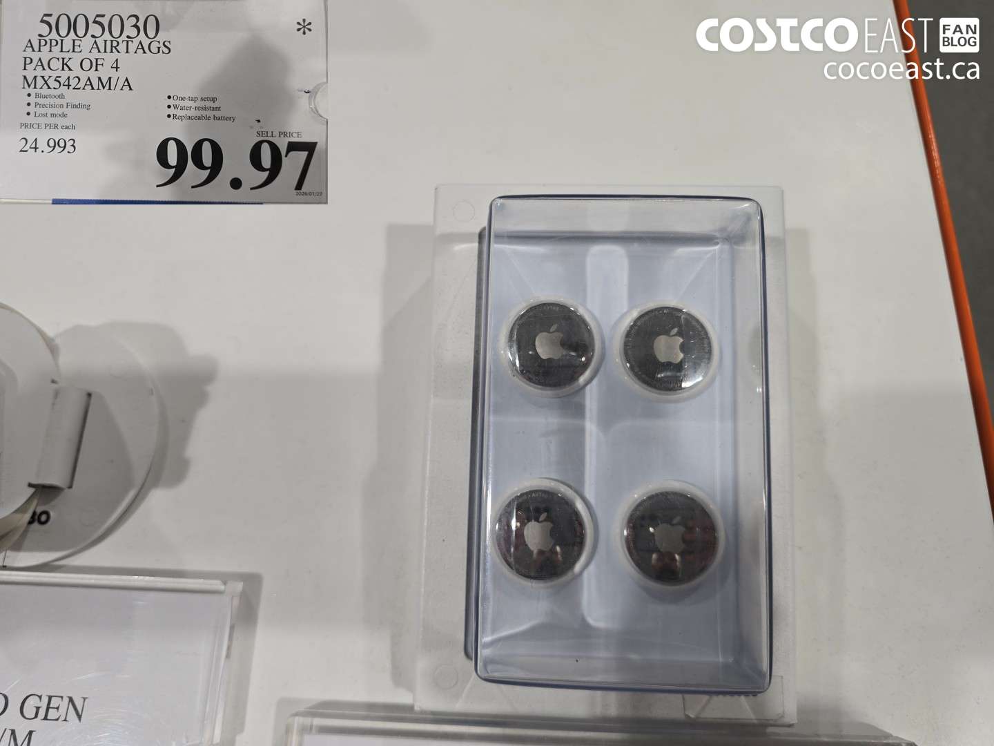 5005030 APPLE AIRTAGS PACK OF 4 MX542AM/A $99.97