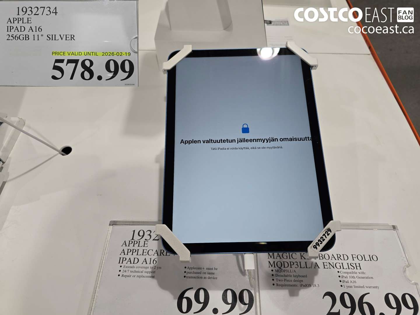 1932734 APPLE IPAD A16 256GB 11