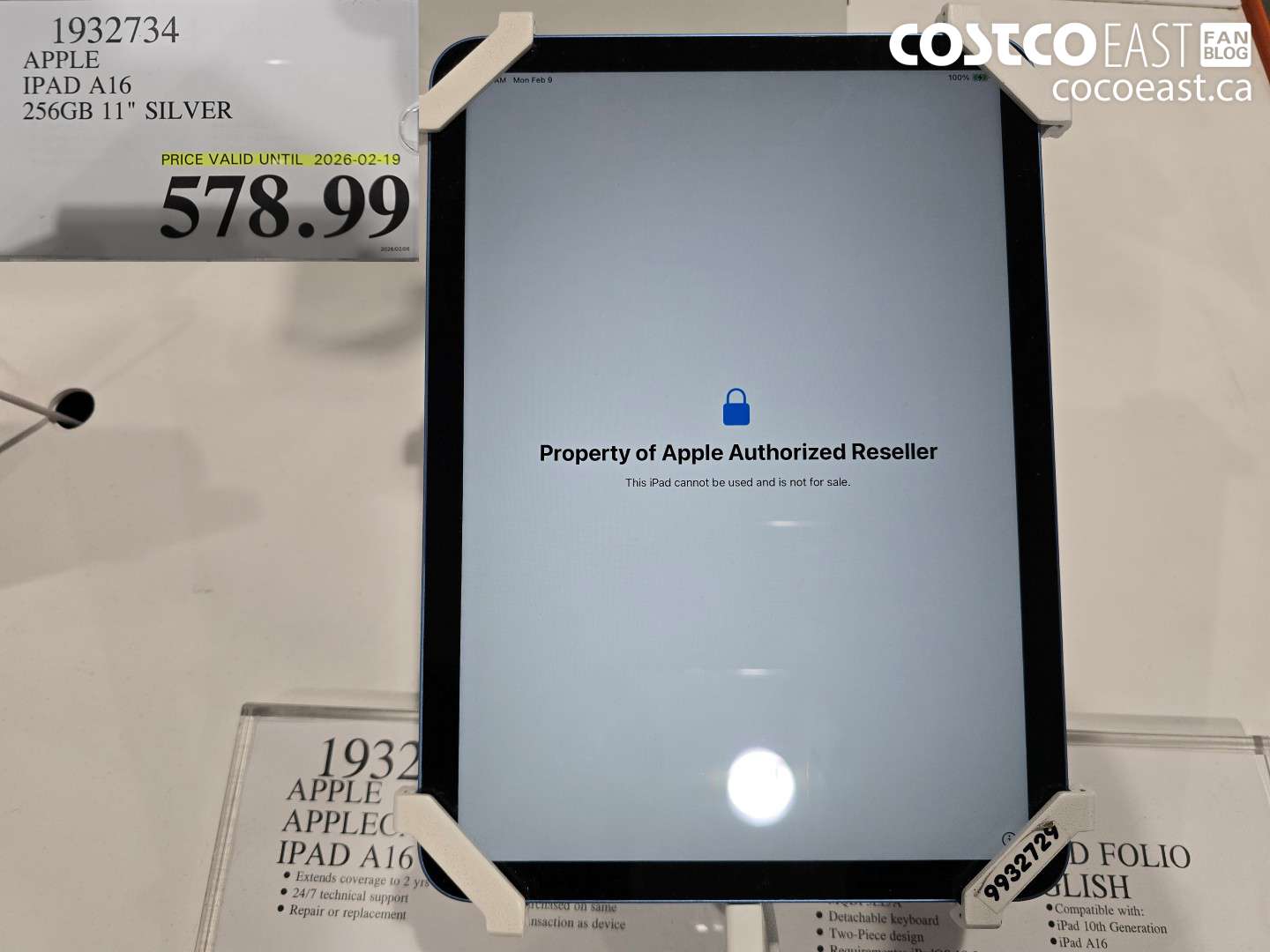 1932734 APPLE IPAD A16 256GB 11