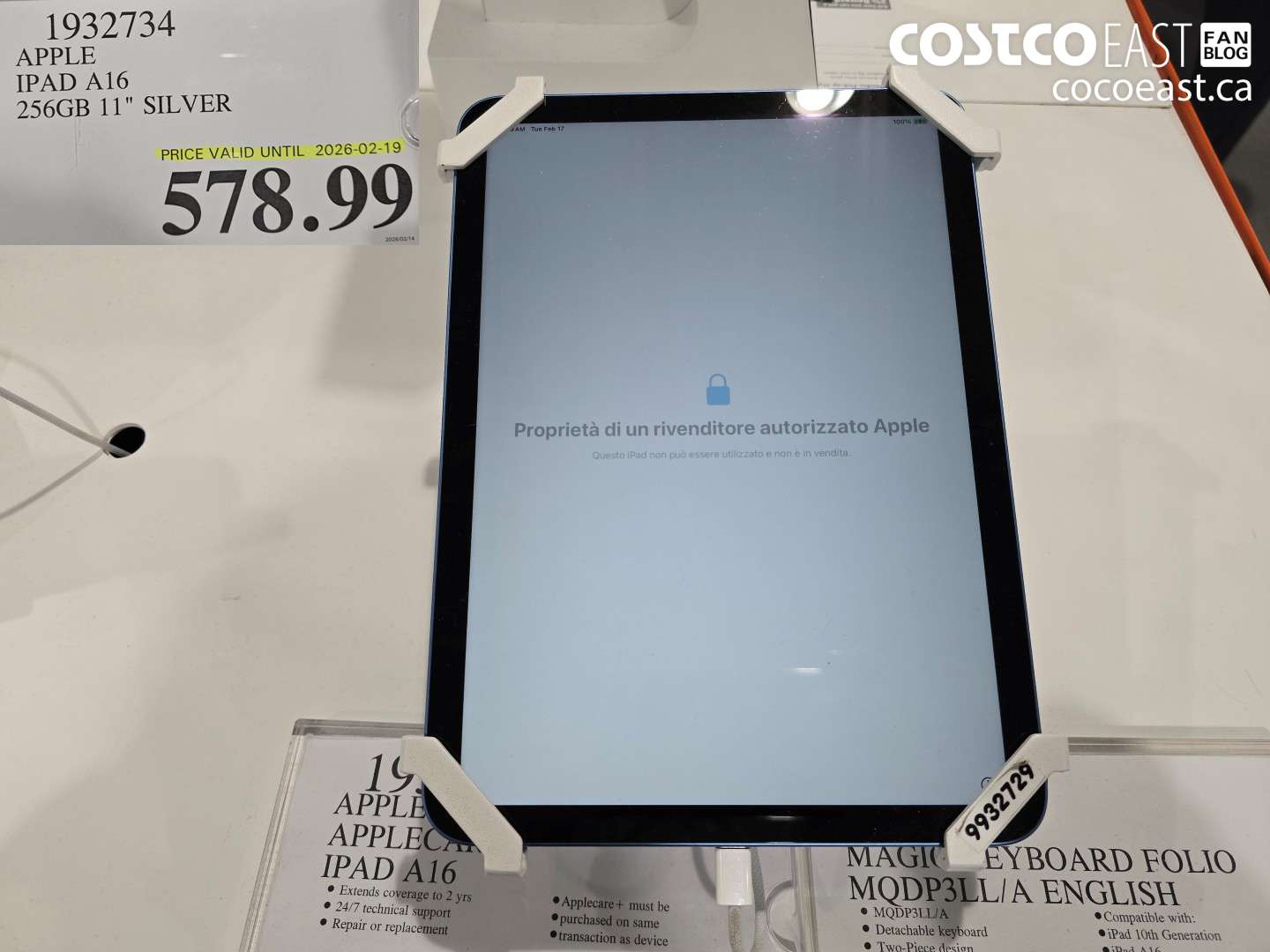 1932734 APPLE IPAD A16 256GB 11