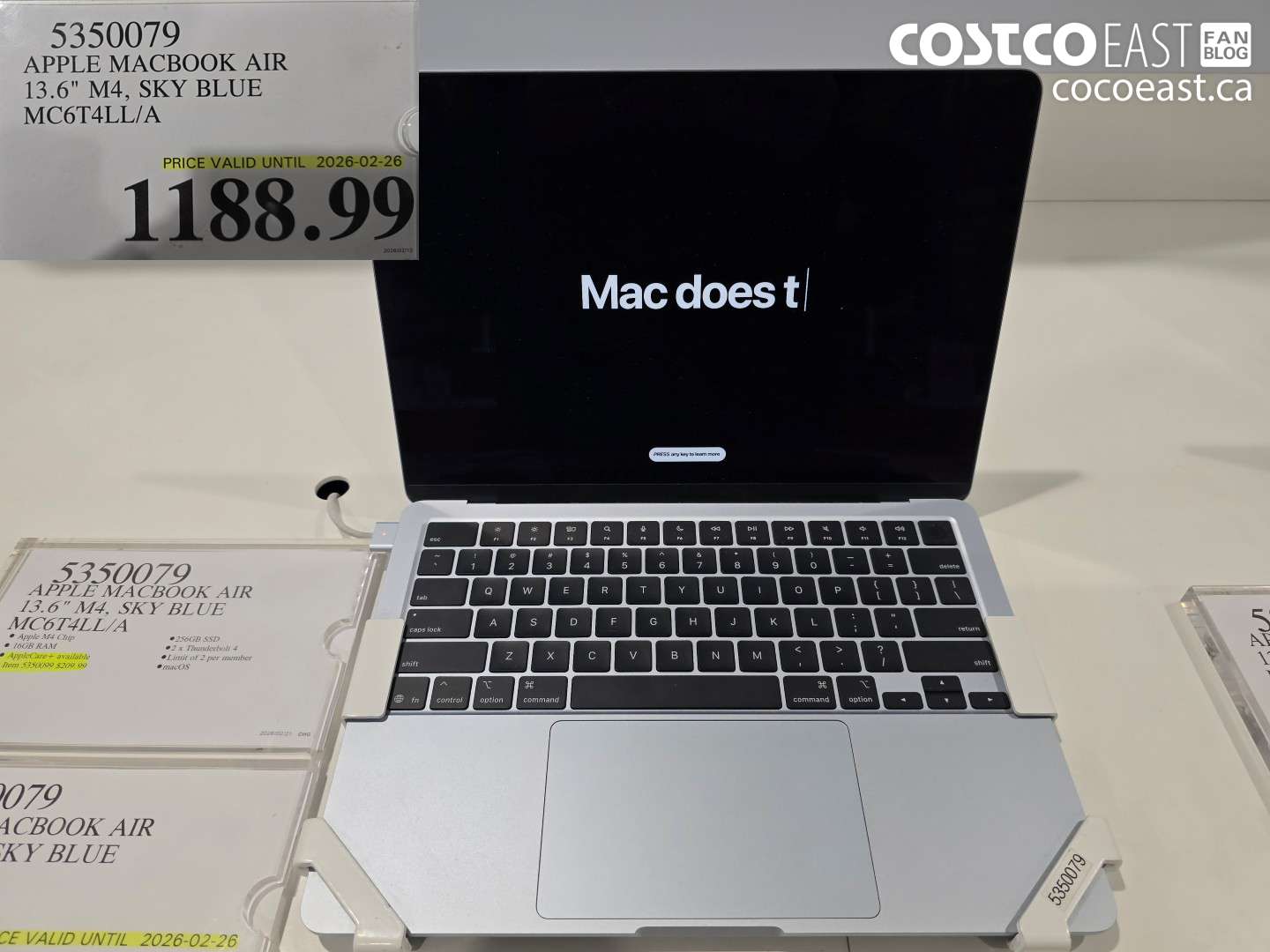 5350079 APPLE MACBOOK AIR 13.6