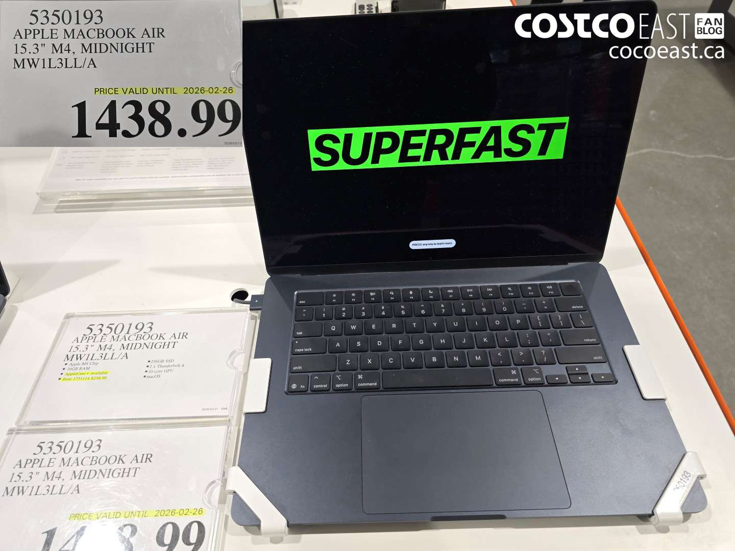 5350193 APPLE MACBOOK AIR 15.3