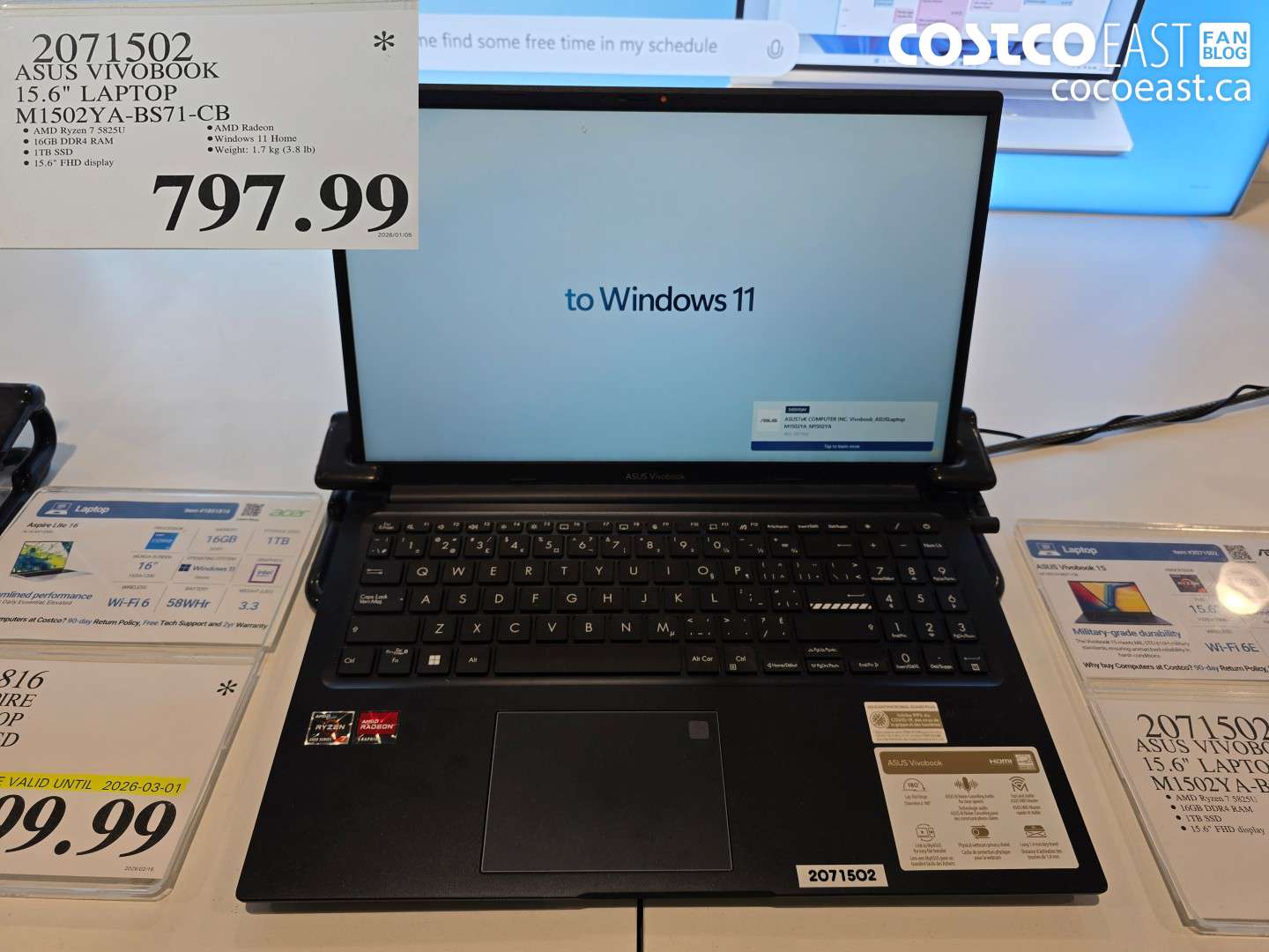 2071502 ASUS VIVOBOOK 15.6