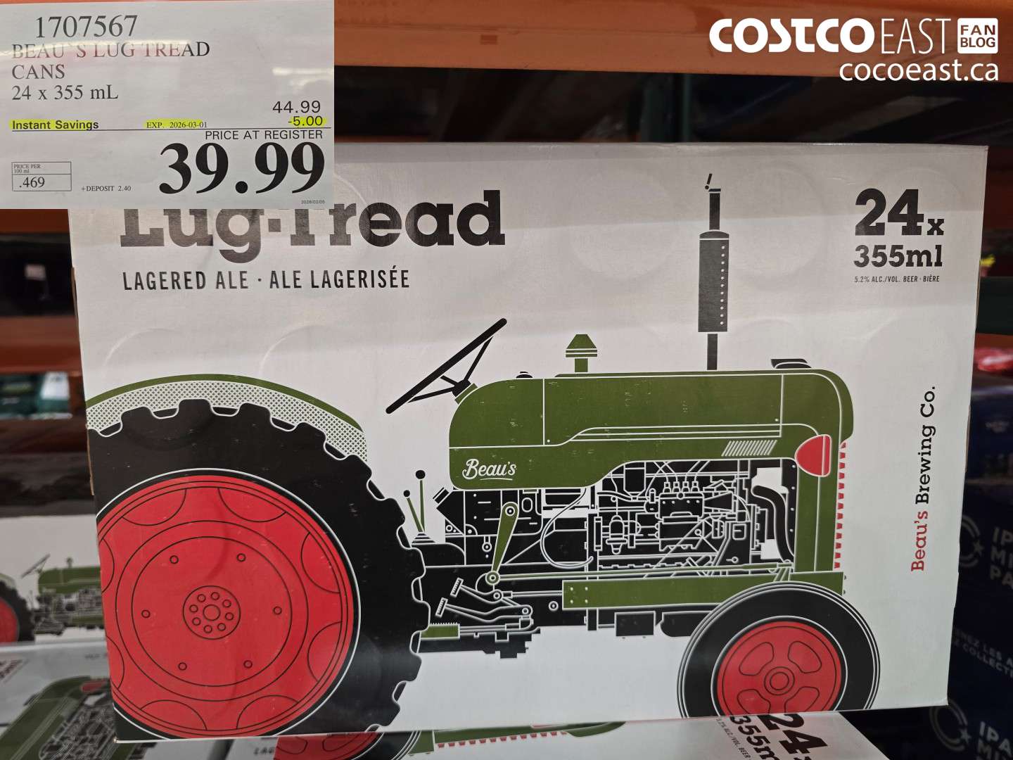 1707567 BEAU'S LUG TREAD CANS ($5.00 INSTANT SAVINGS EXPIRES ON 2026-03-01) $39.99