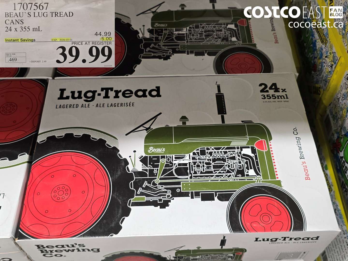 1707567 BEAU'S LUG TREAD CANS ($5.00 INSTANT SAVINGS EXPIRES ON 2026-03-01) $39.99