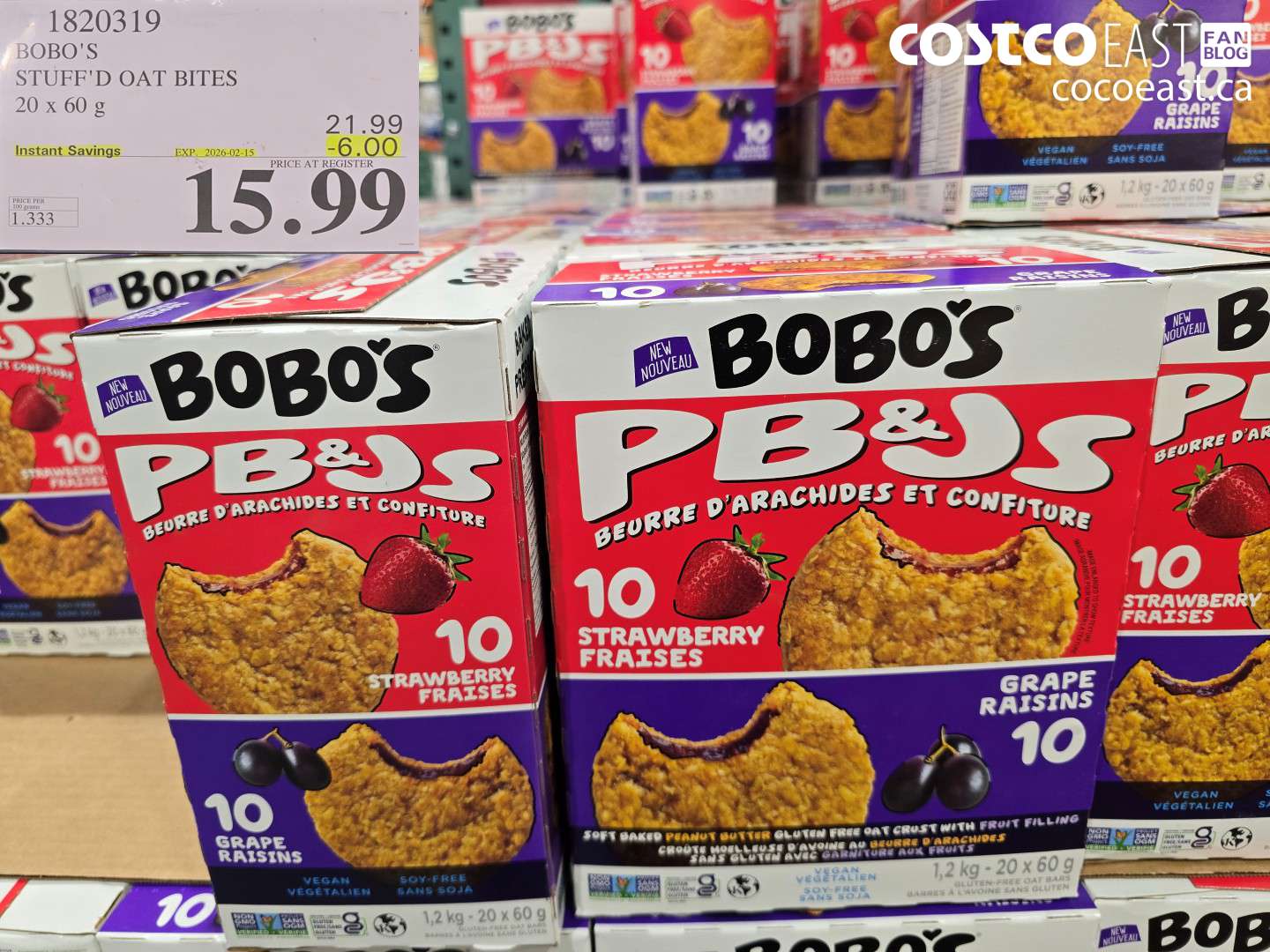 1820319 BOBO'S STUFF'D OAT BITES ($6.00 INSTANT SAVINGS EXPIRES ON 2026-02-15) $15.99
