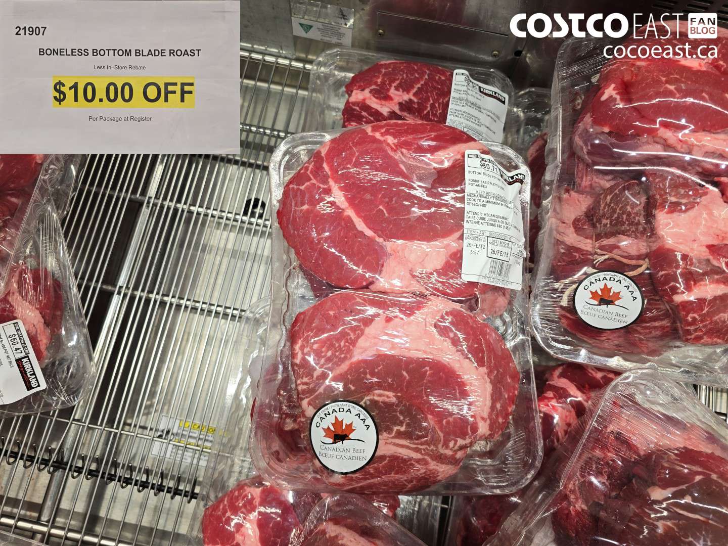 21907 BONELESS BOTTOM BLADE ROAST ($10.00 INSTANT SAVINGS)