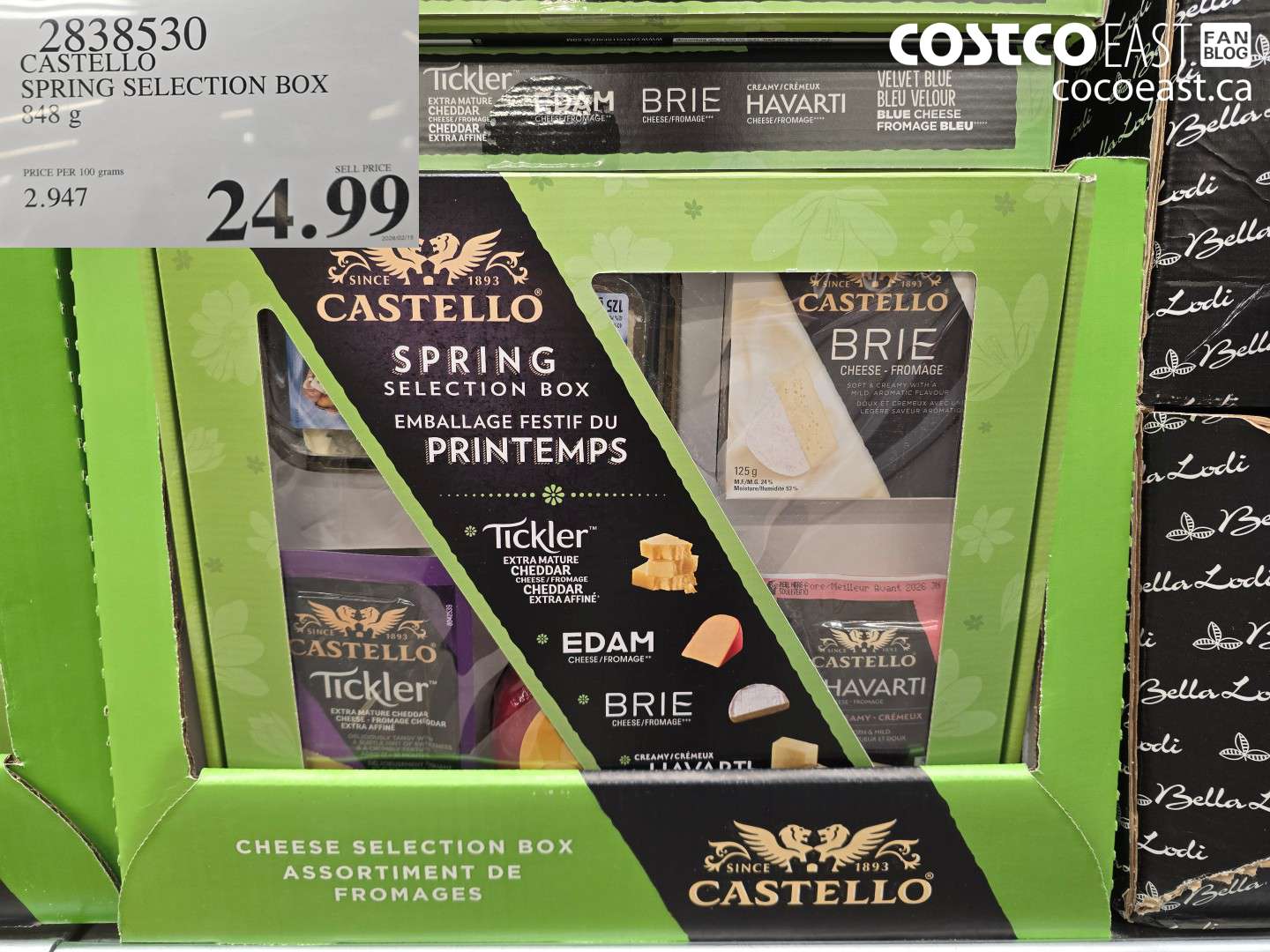 2838530 CASTELLO SPRING SELECTION BOX 848 G $24.99