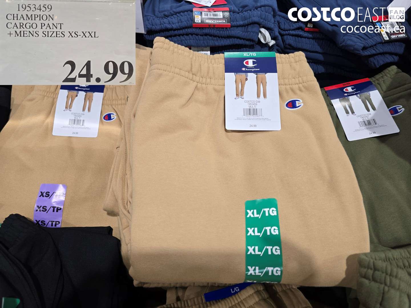 1953459 CHAMPION CARGO PANT + MENS SIZES XS-XXL $24.99