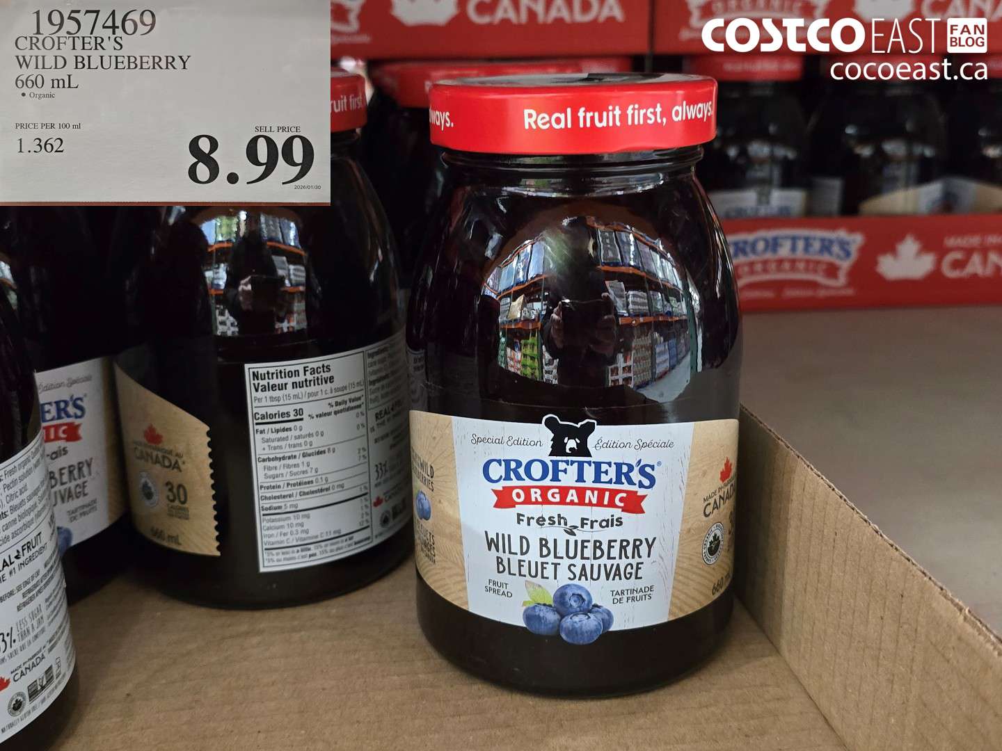 1957469 CROFTER'S WILD BLUEBERRY 660 mL $8.99