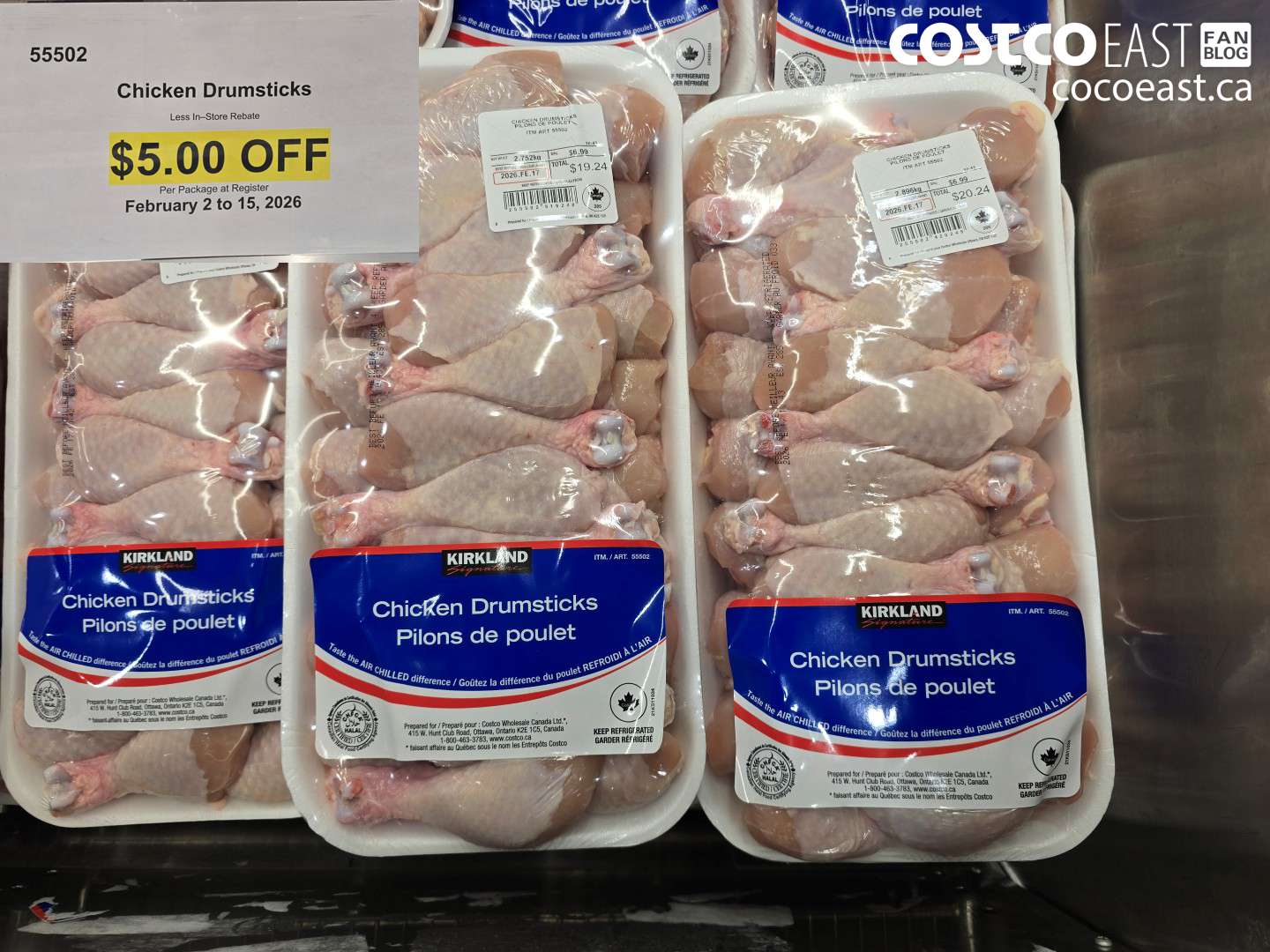 55502 Chicken Drumsticks ($5.00 INSTANT SAVINGS)