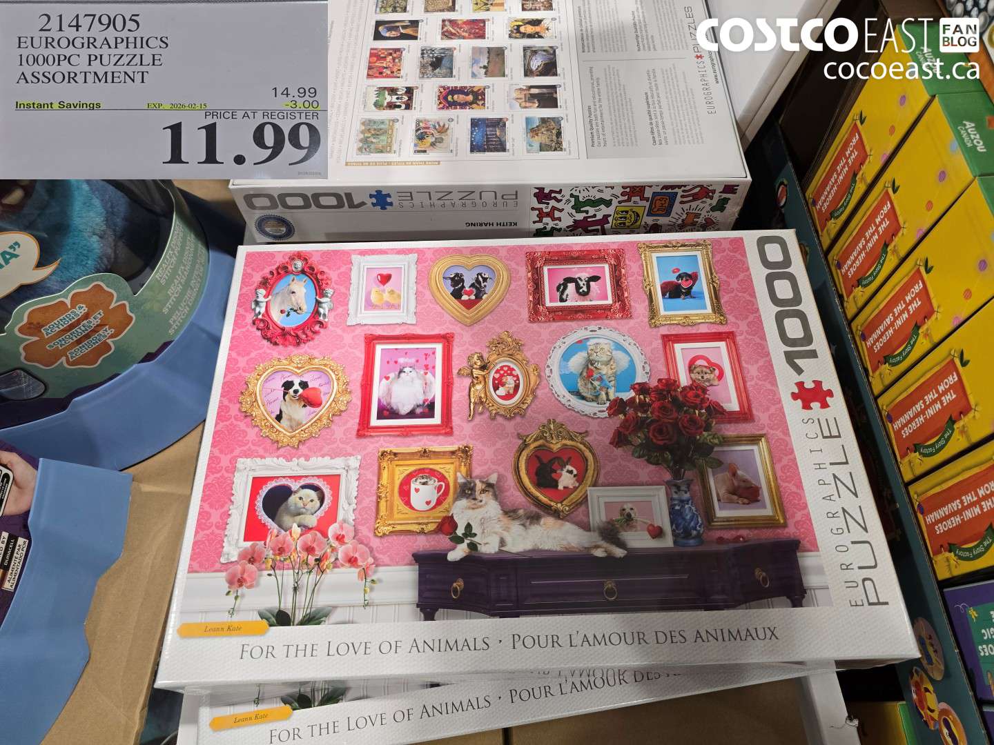 2147905 EUROGRAPHICS 1000PC PUZZLE ASSORTMENT ($3.00 INSTANT SAVINGS EXPIRES ON 2026-02-15) $11.99