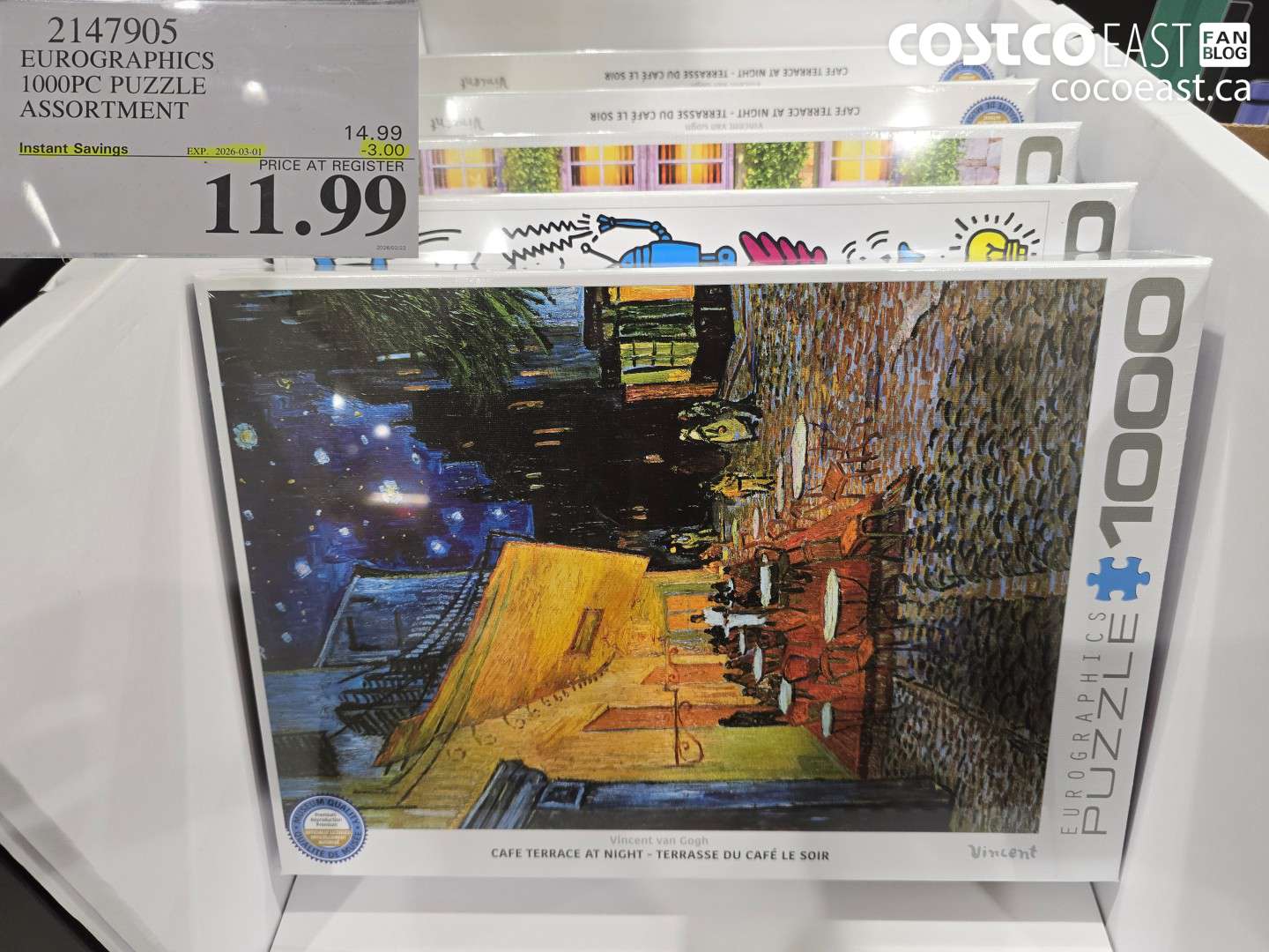 2147905 EUROGRAPHICS 100PC PUZZLE ASSORTMENT ($3.00 INSTANT SAVINGS EXPIRES ON 2026-03-01) $11.99