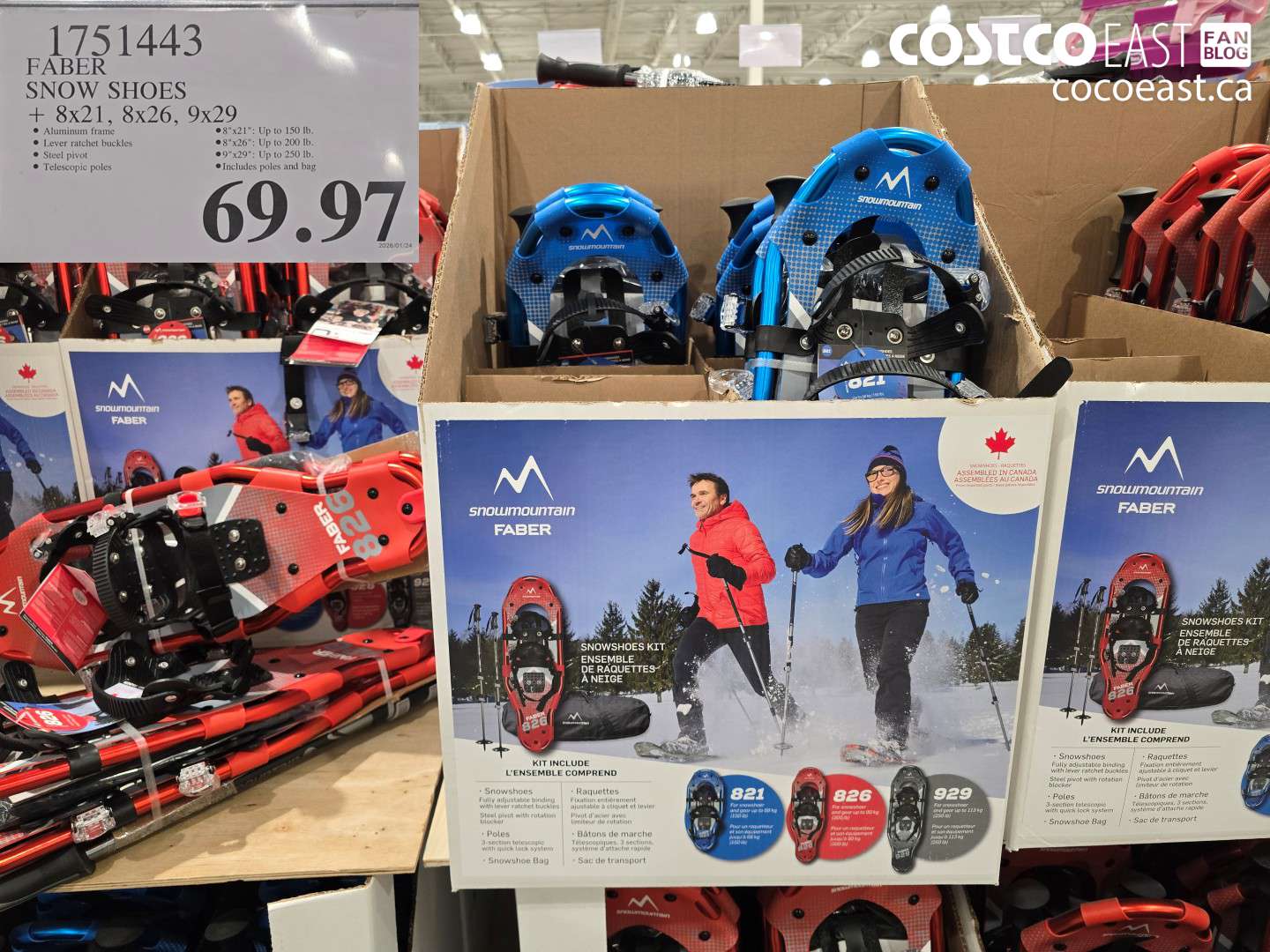 1751443 FABER SNOW SHOES $69.97