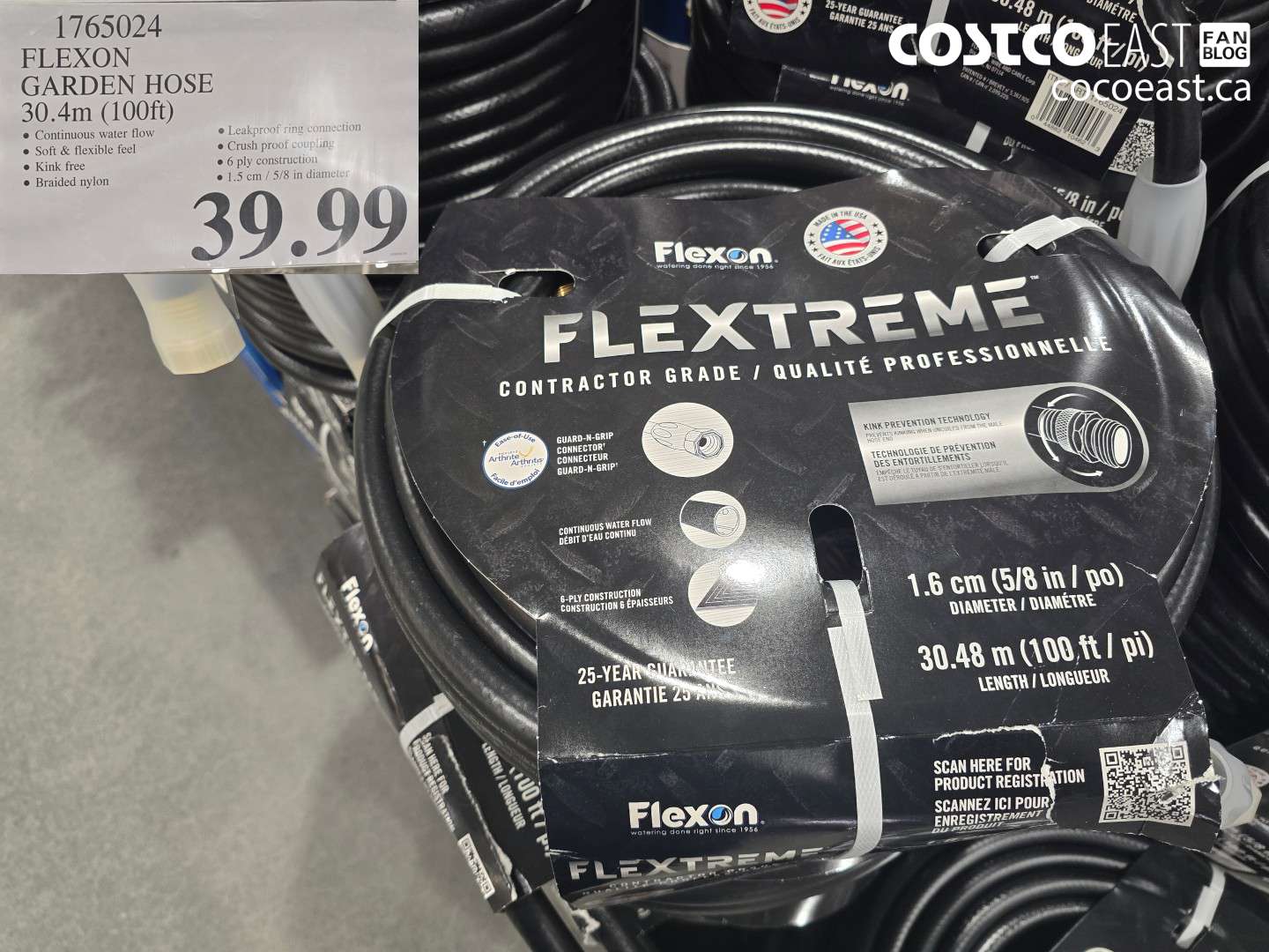 1765024 FLEXON GARDEN HOSE 30.4m (100ft) $39.99