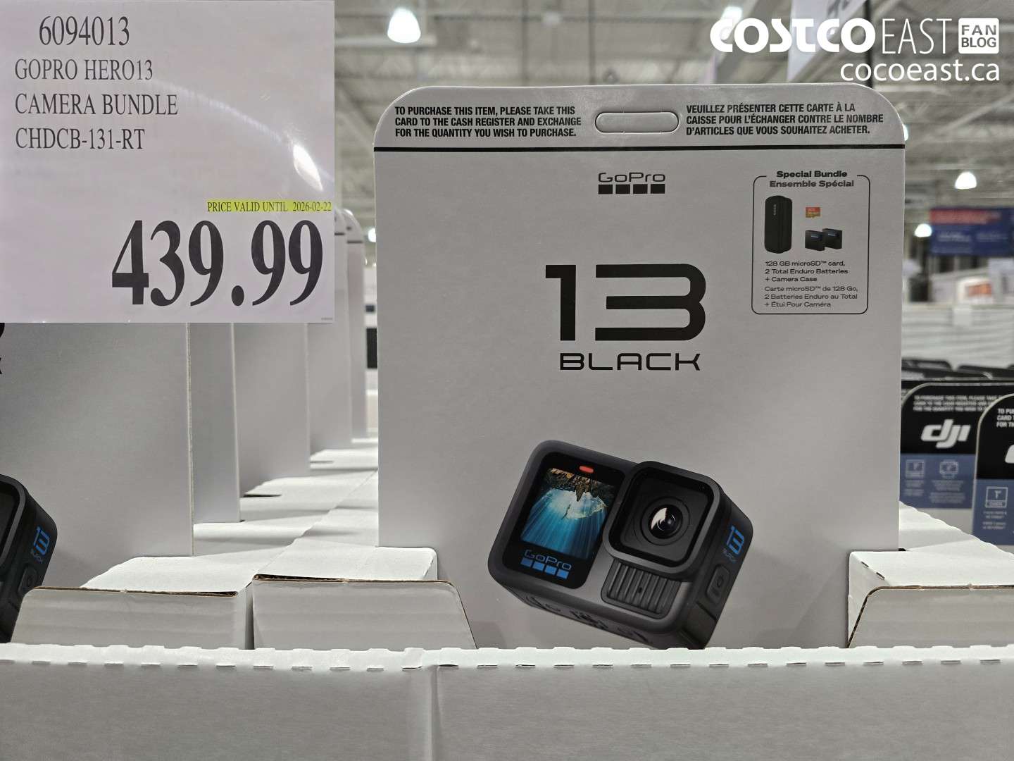 6094013 GOPRO HERO13 CAMERA BUNDLE CHDCB-131-RT $439.99