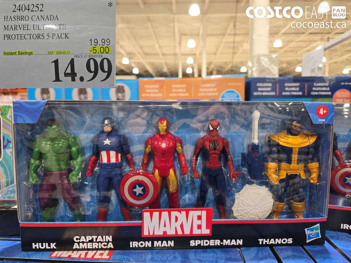 2404252 HASBRO CANADA MARVEL ULTIMATE PROTECTORS 5-PACK ($5.00 INSTANT SAVINGS EXPIRES ON 2026-02-15) $14.99