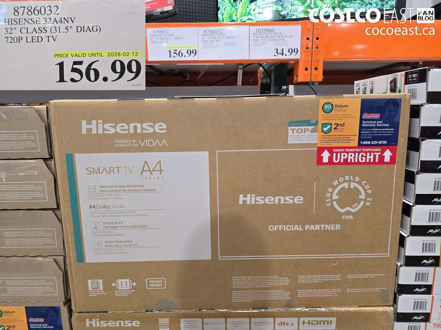 8786032 HISENSE 32A4NV 32