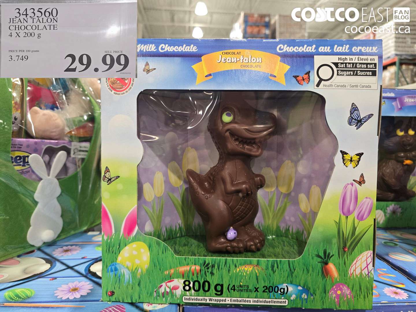 343560 JEAN TALON CHOCOLATE 4 X 200 G $29.99