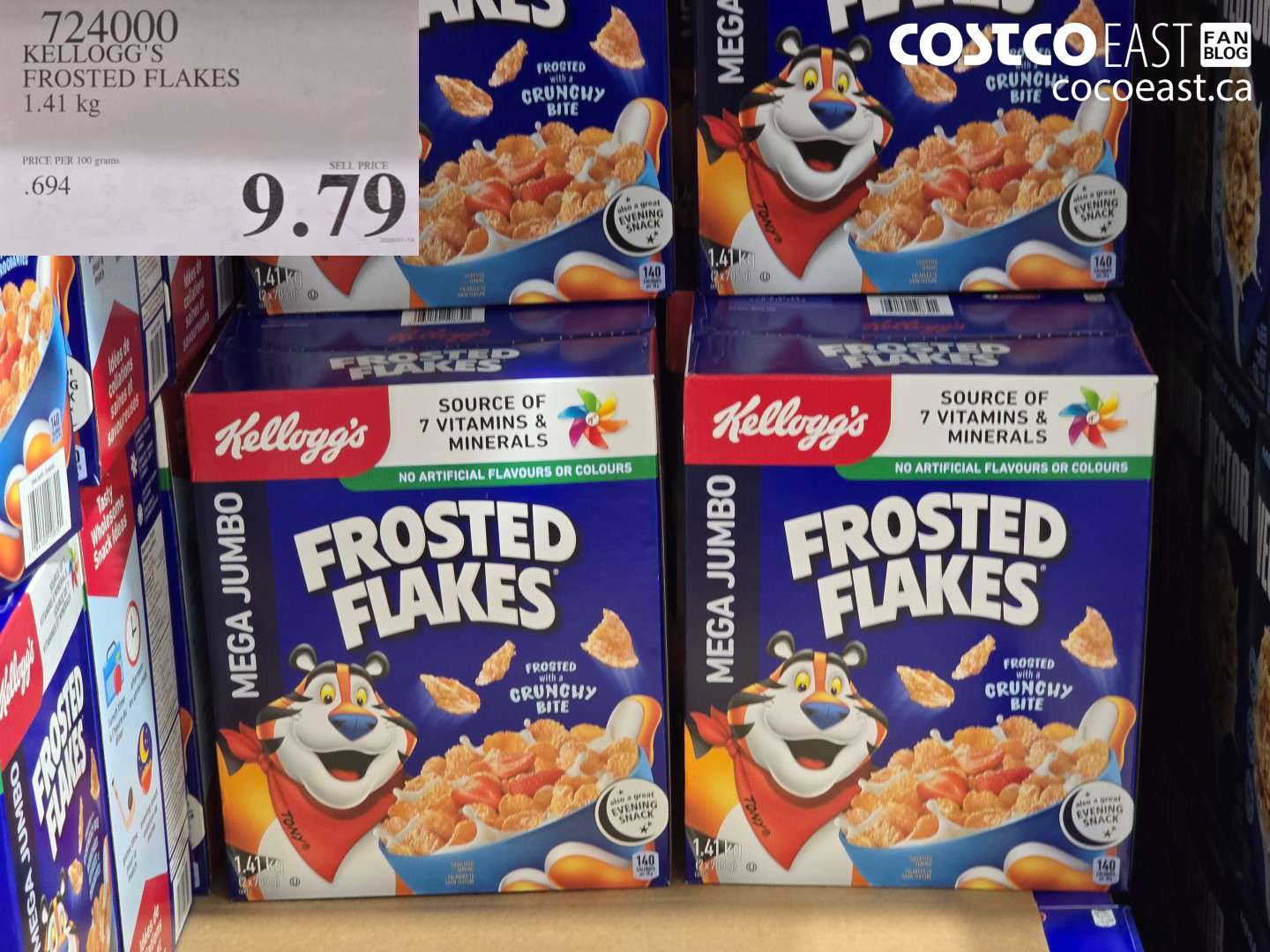 724000 KELLOGG'S FROSTED FLAKES 1.41 kg $9.79