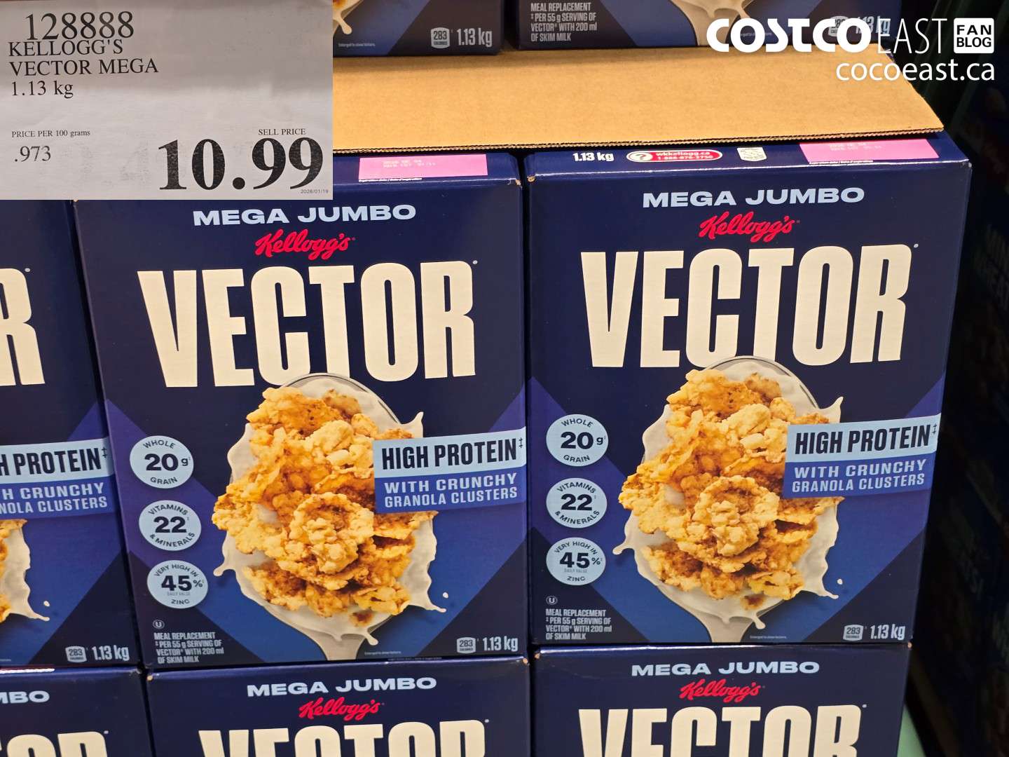 128888 KELLOGG'S VECTOR 1.13 KG $10.99