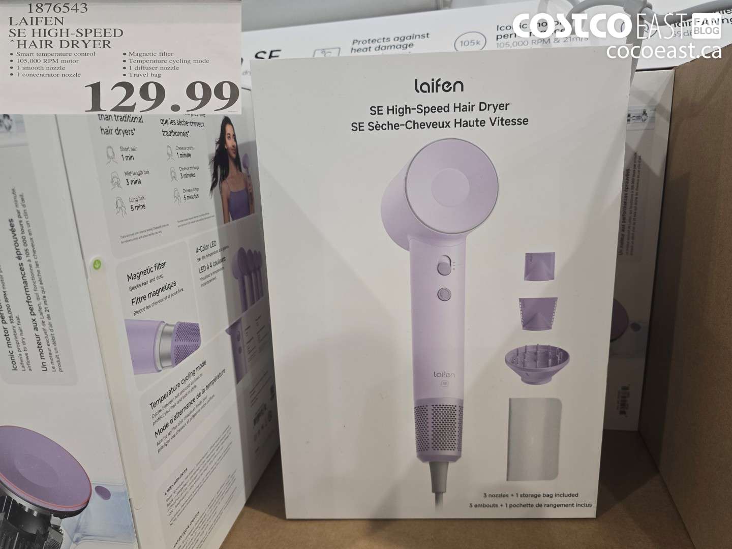 1876543 LAIFEN SE HIGH-SPEED HAIR DRYER $129.99