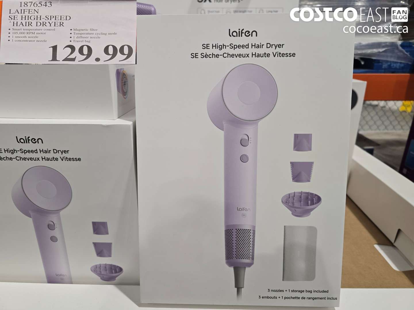 1876543 LAIFEN SE HIGH-SPEED HAIR DRYER $129.99