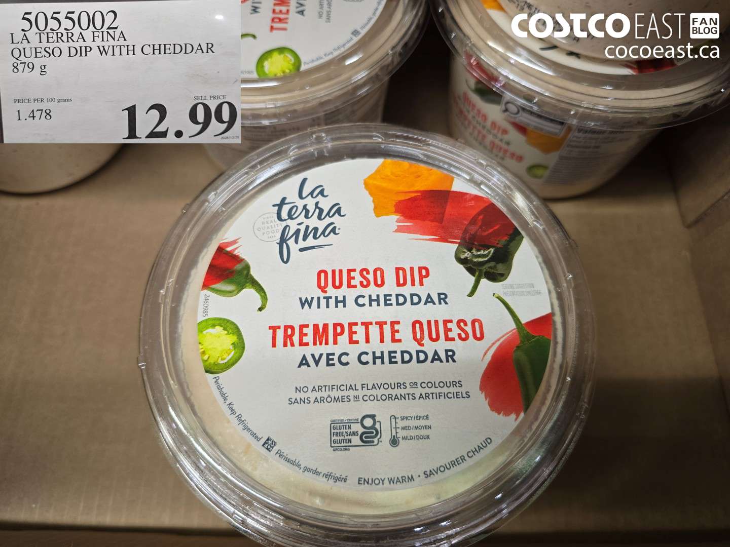 505502 LA TERRA FINA QUESO DIP WITH CHEDDAR $12.99