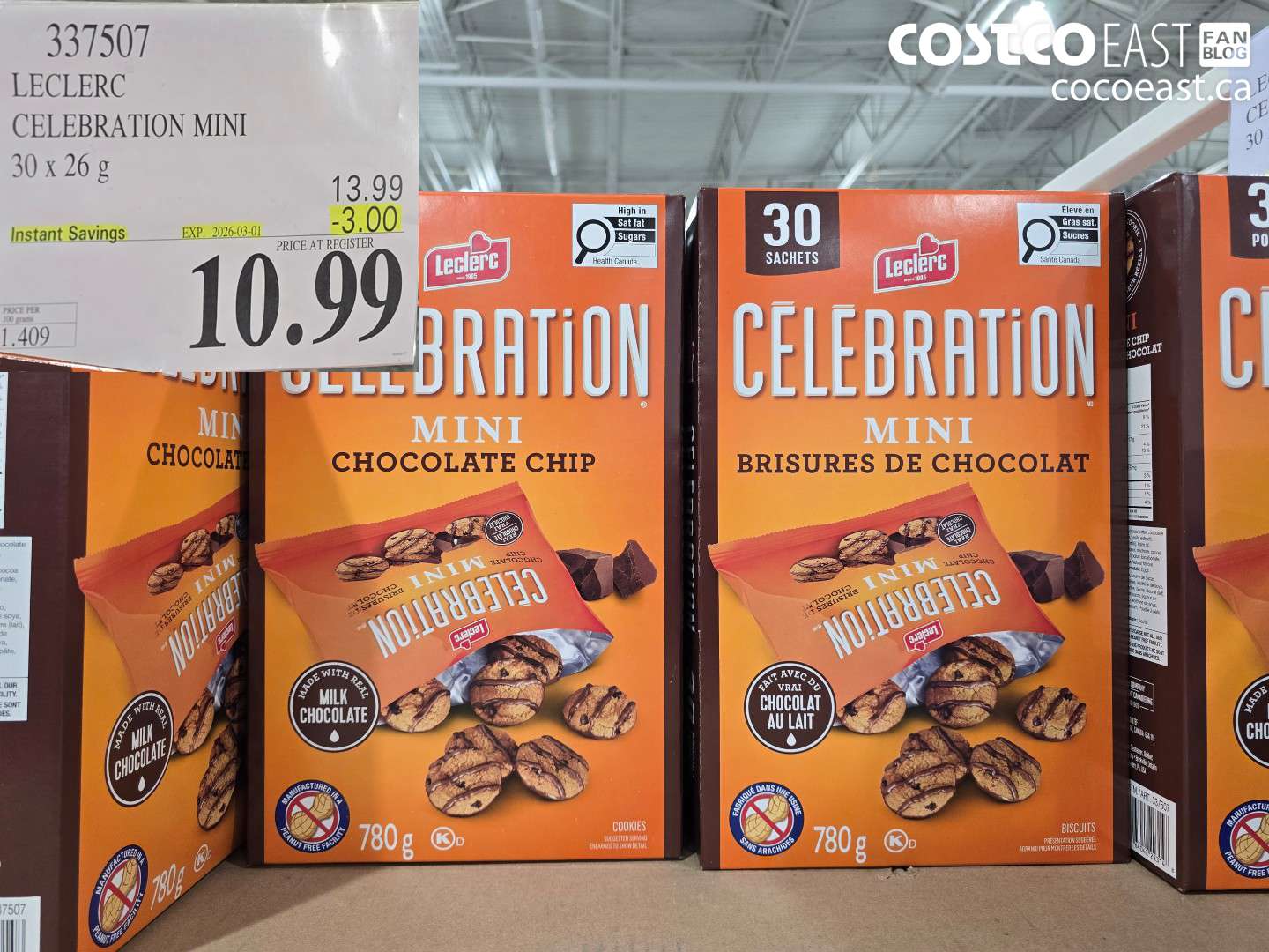 337507 LECLERC CELEBRATION MINI 30 X 26 G ($3.00 INSTANT SAVINGS EXPIRES ON 2026-03-01) $10.99