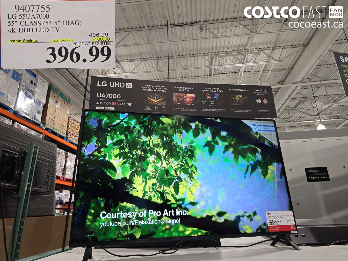 9407755 LG 55UA7000 55