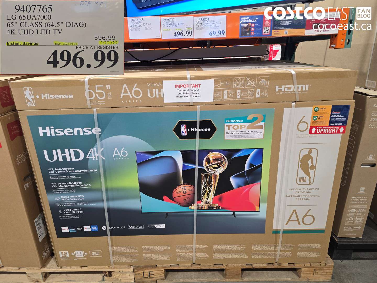 9407765 LG 65UA7000 65