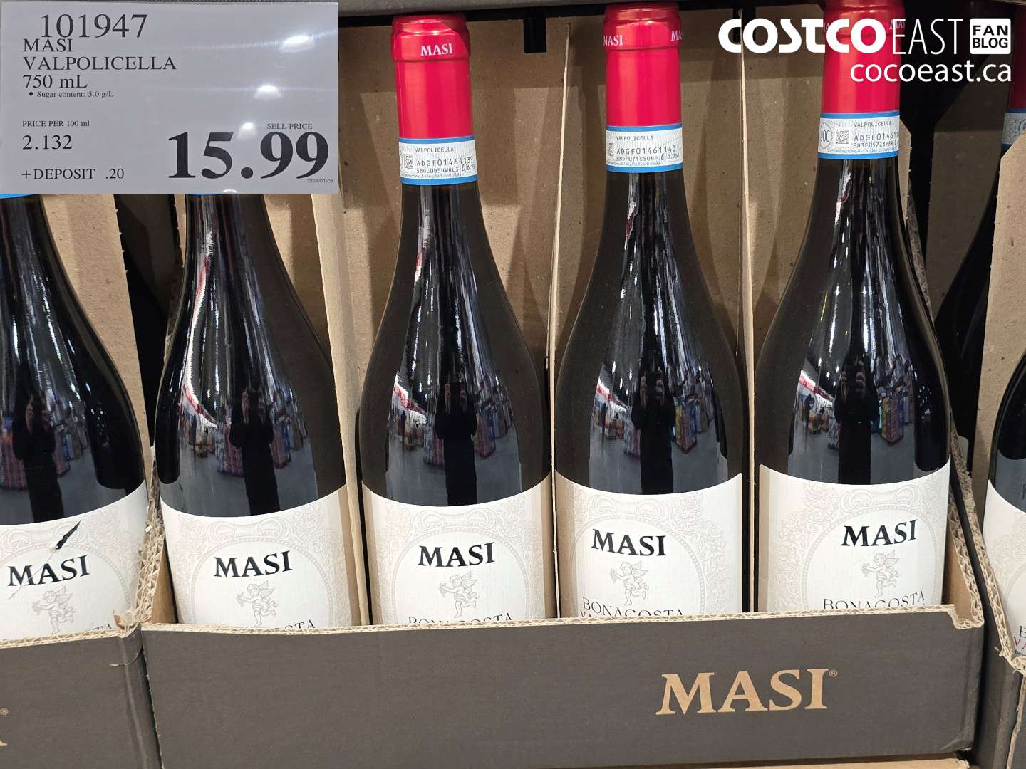 101947 MASI VALPOLICELLA 750 ml $15.99