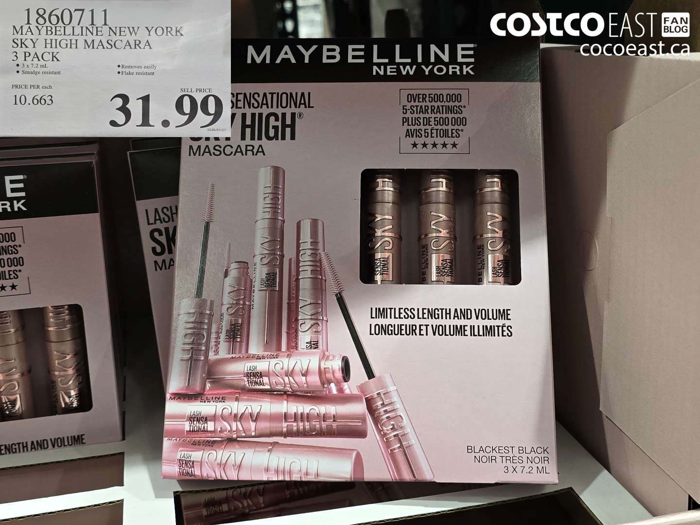 1860711 MAYBELLINE NEW YORK SKY HIGH MASCARA 3 PACK $31.99