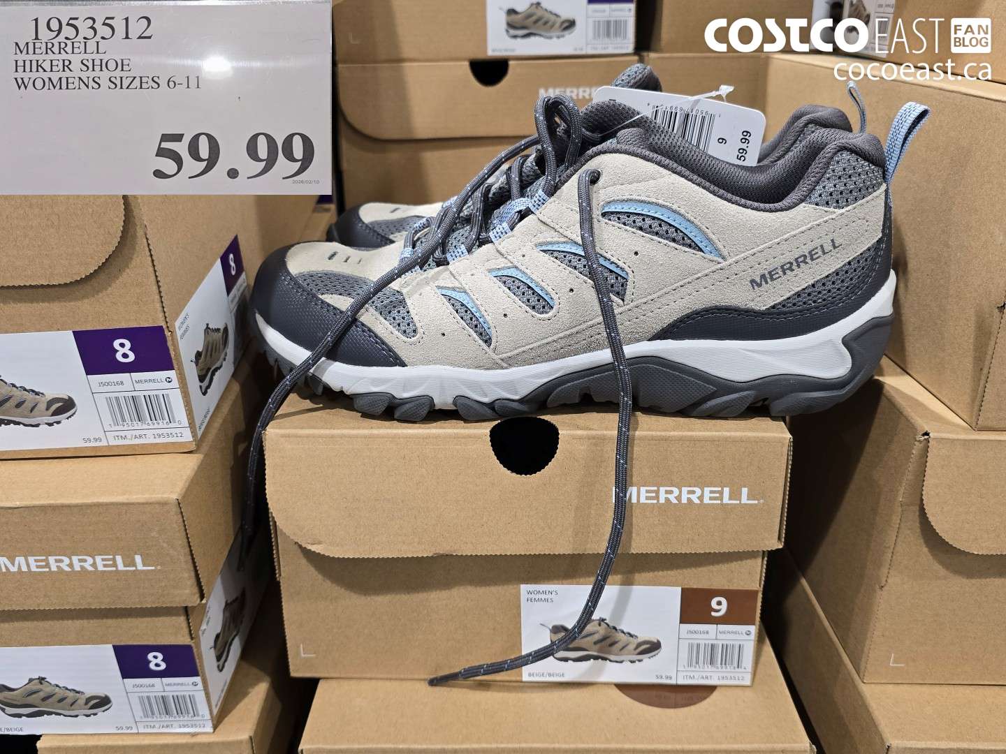 1953512 MERRELL HIKER SHOE WOMENS SIZES 6-11 $59.99